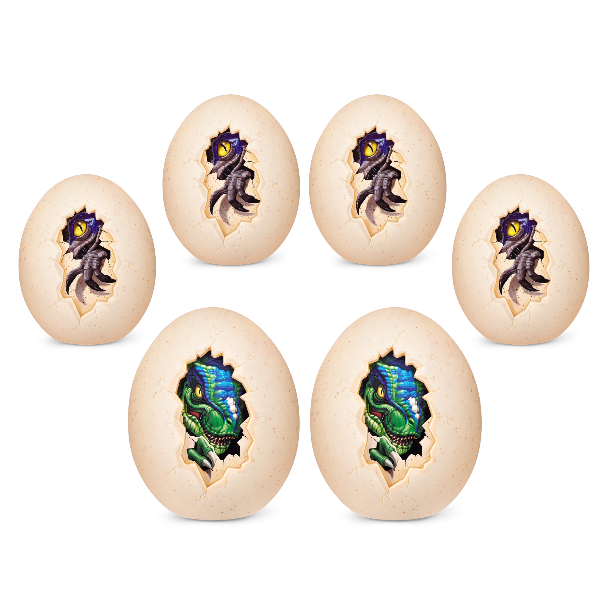 Игровой набор ZURU X-Shot DINO ATTACK Комбо (бластеры 2х Экстинкт + 2х Кло Хантер, 6 миш.,