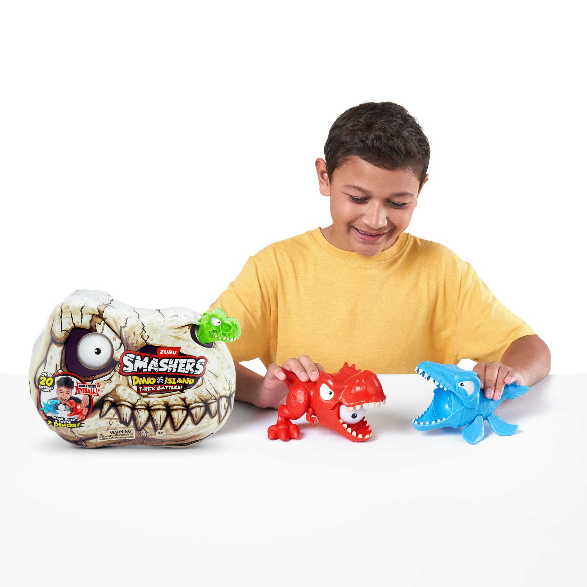 Игрушка Zuru Smashers: "T-Rex Battle mini", в ассортименте