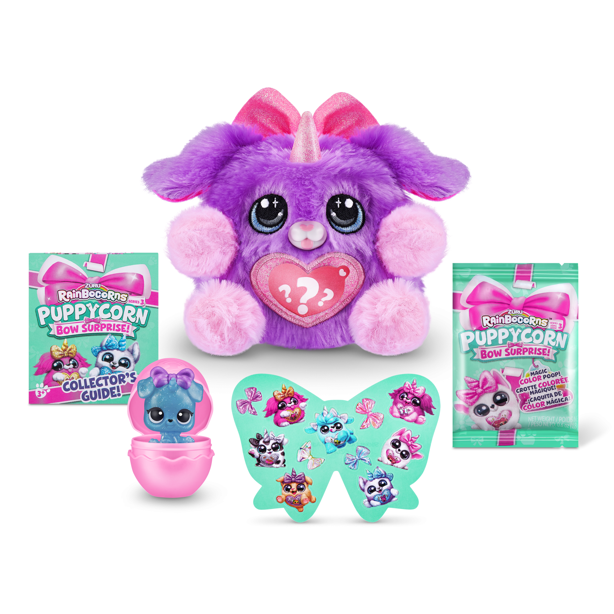 Игровой набор-сюрприз ZURU Rainbocorns Sparkle Puppycorn S6 с акс. в асс.