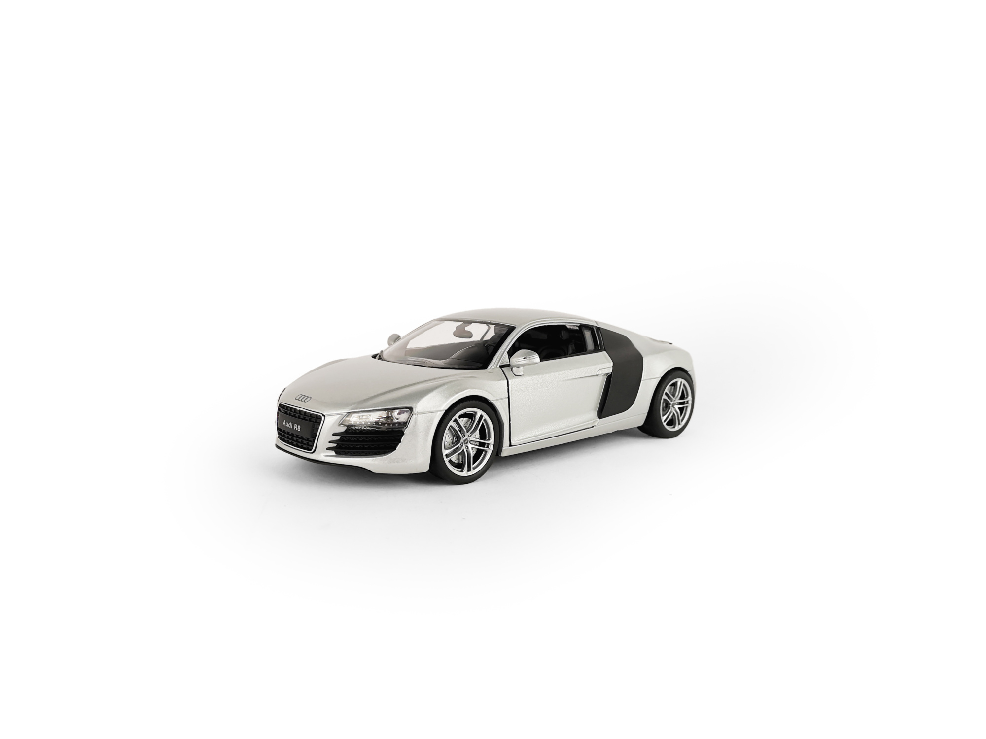 Машинка WELLY 1:24 Audi R8 Coupe, серебристый