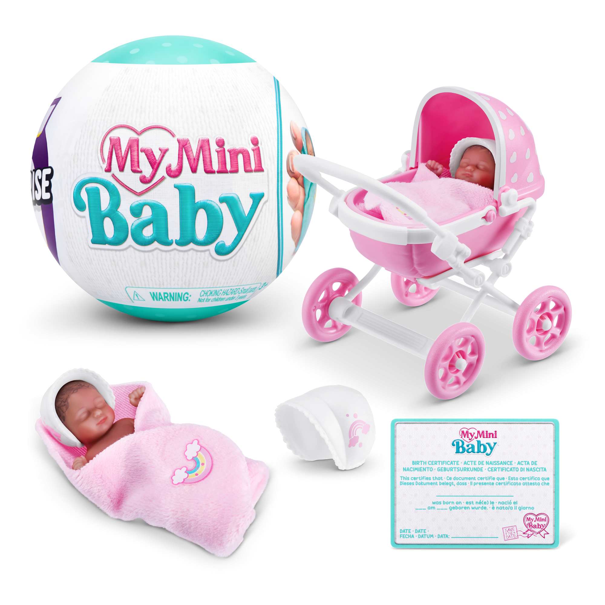 Капсула-сюрприз ZURU 5 Surprise "Мой малыш" S1 с акс. в асс., дисплей-бокс 13шт.