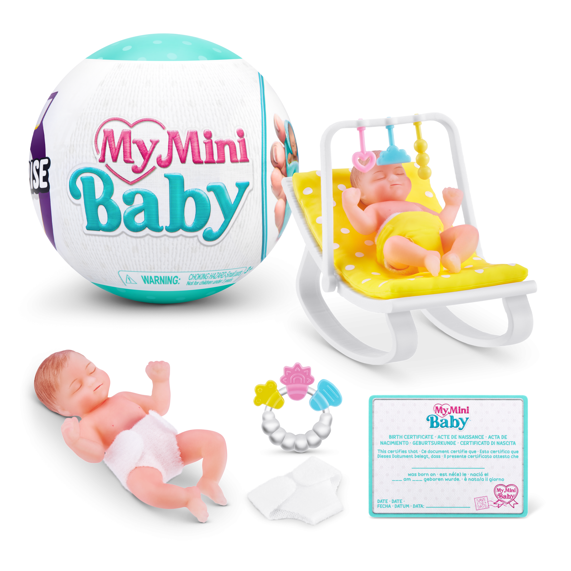 Капсула-сюрприз ZURU 5 Surprise "Мой малыш" S1 с акс. в асс., дисплей-бокс 13шт.