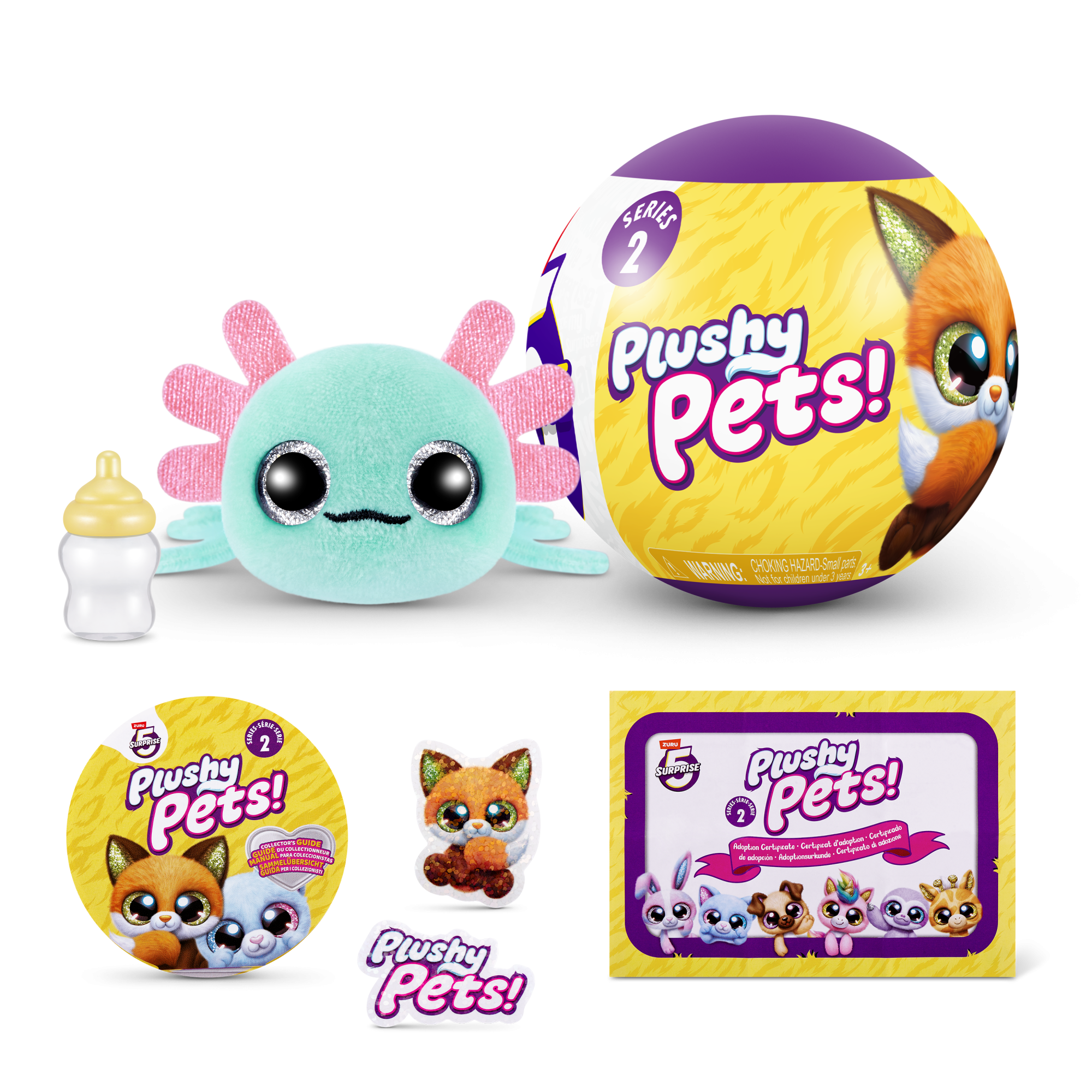 ZURU 5 Surprise "Плюшевые питомцы" S2 с акс. игрушка-сюрприз, дисплей-бокс 13шт.