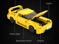 Конструктор CaDA "Initial D: RX-7"
