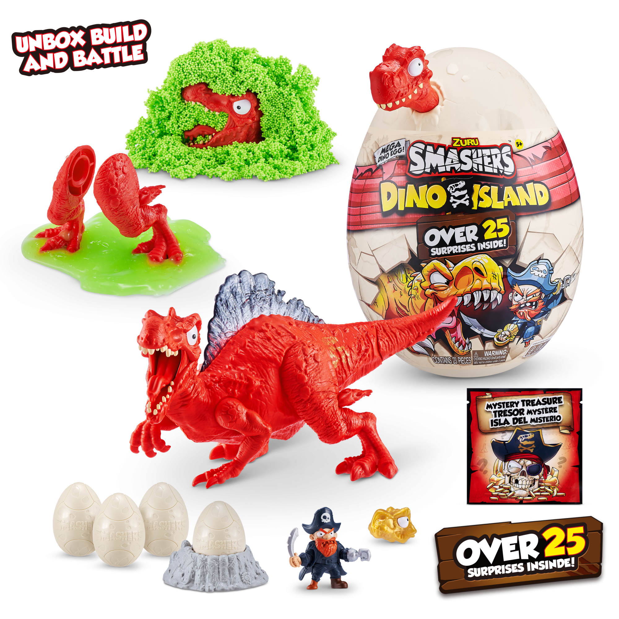 Игрушка Zuru Smashers: "Dino Island" Большое яйцо в ассортименте Игрушка Zuru Smashers: "Dino Island" Большое яйцо в ассортименте