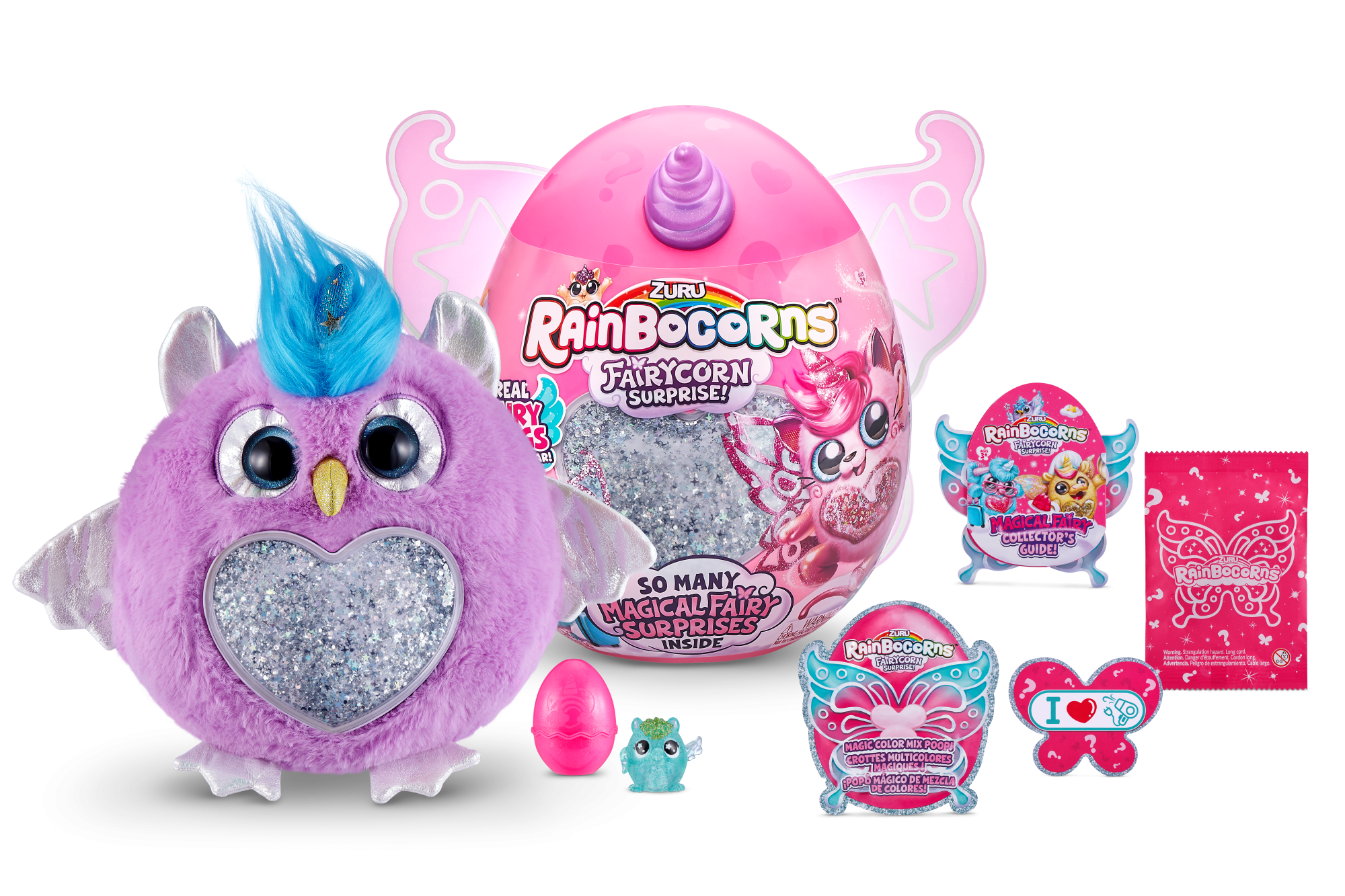 Игровой набор-сюрприз ZURU Rainbocorns Sequin Fairycorn S4 с акс. в асс. Игровой набор-сюрприз ZURU Rainbocorns Sequin Fairycorn S4 с акс. в асс.