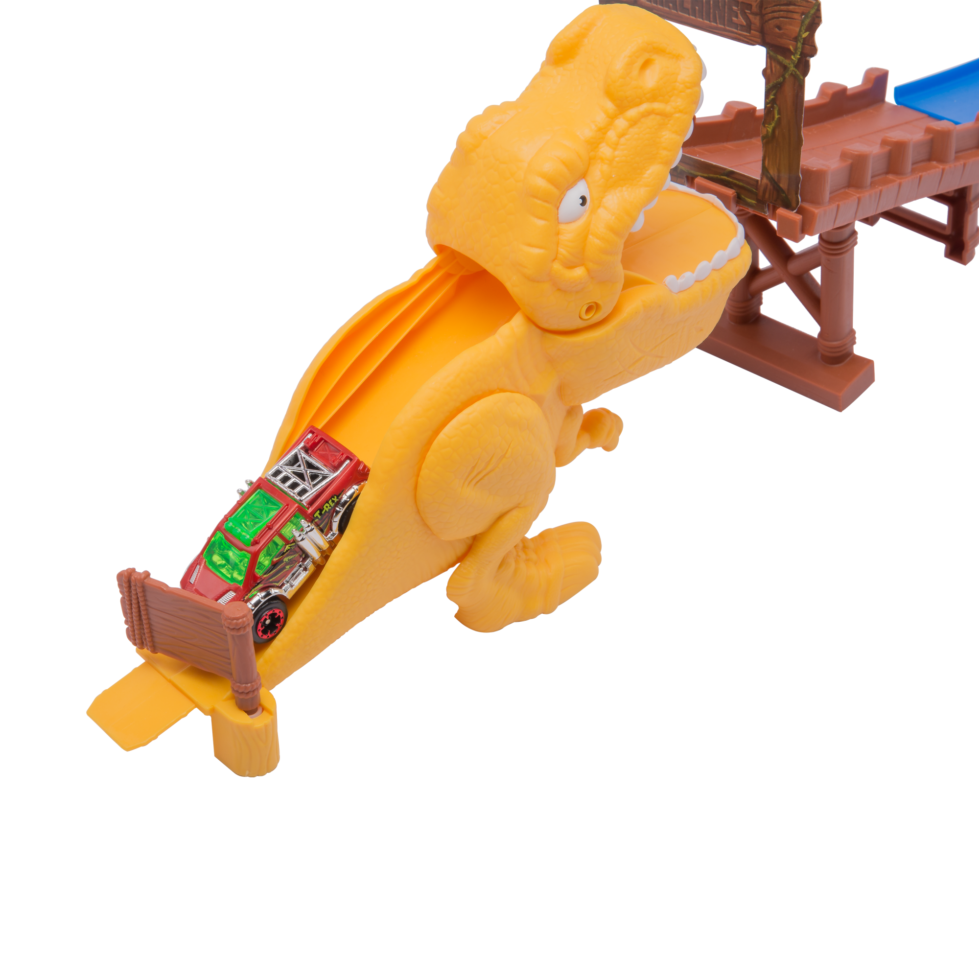 Набор ZURU Metal Machines, трек "Ти-рекс" с машинкой