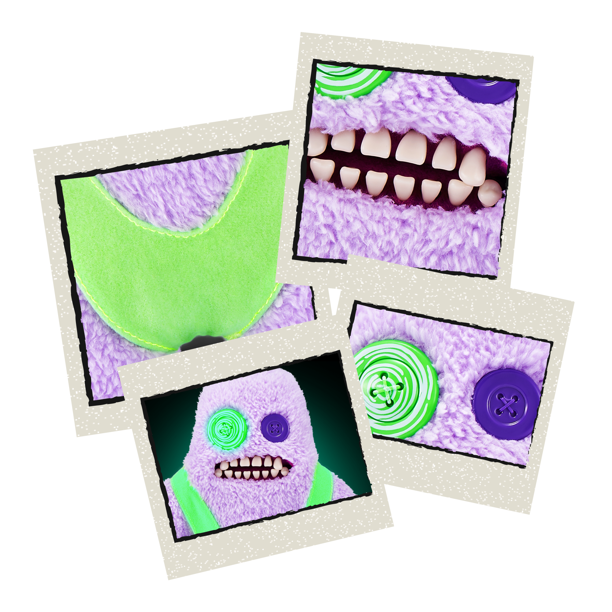 Плюшевая игрушка Zuru Fuggler Glow - Sasquoosh - Lilac