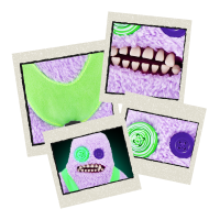 Плюшевая игрушка Zuru Fuggler Glow - Sasquoosh - Lilac