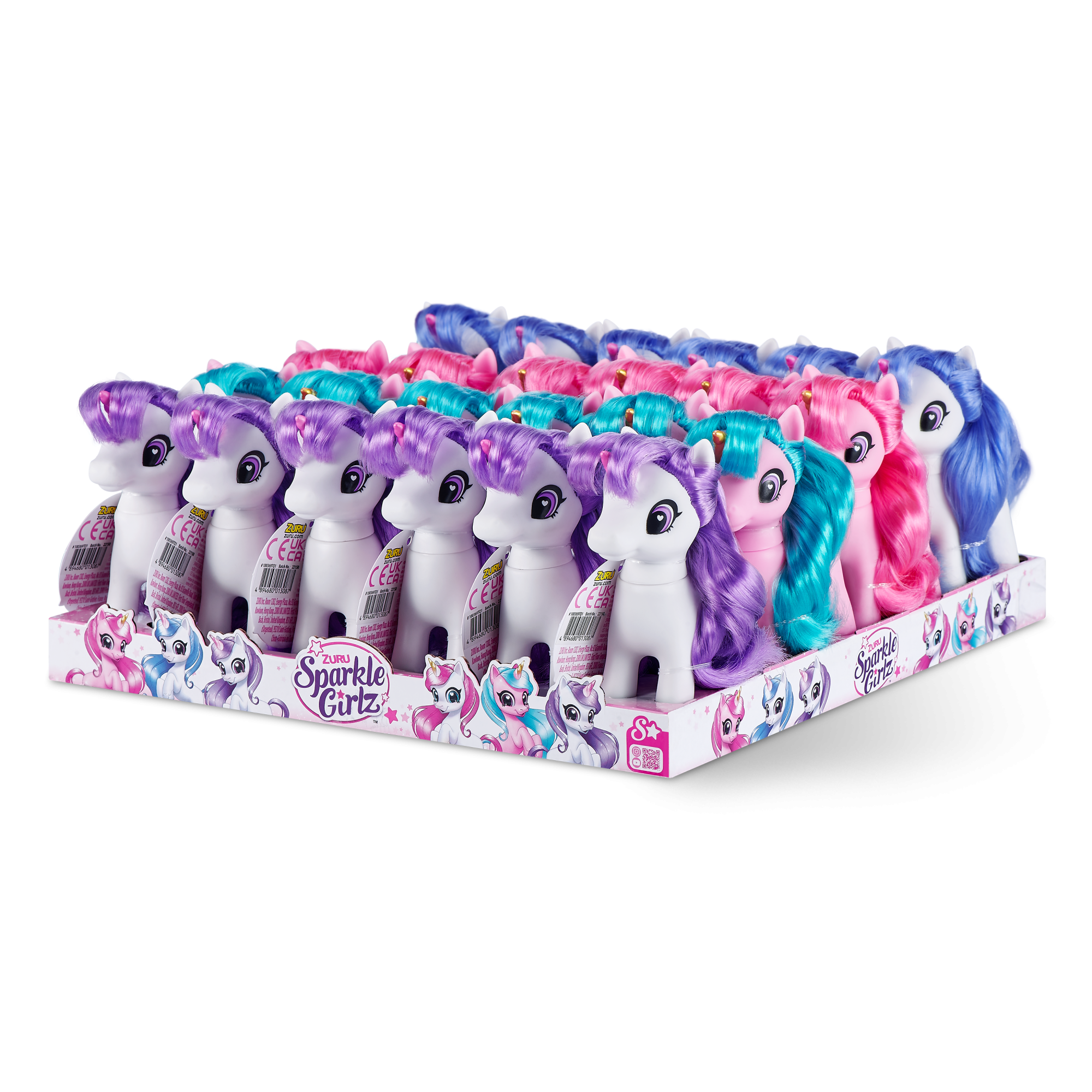 Игрушка ZURU Sparkle Girlz "Очаровательный единорожек" малый в асс., дисплей-бокс 24шт.