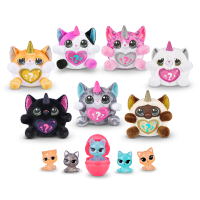 Игровой набор-сюрприз ZURU Rainbocorns Sparkle Kittycorn S5 с акс. в асс., дисплей-бокс 6шт.