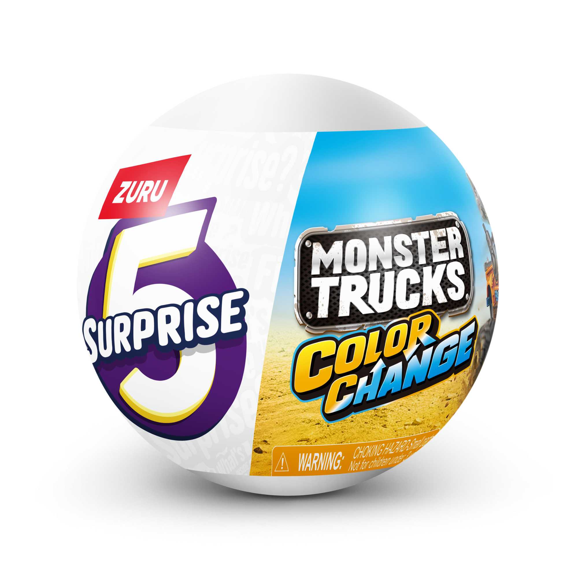 Капсула-сюрприз ZURU 5 Surprise "Монстр-траки" S3 с акс. в асс., дисплей-бокс 13шт.