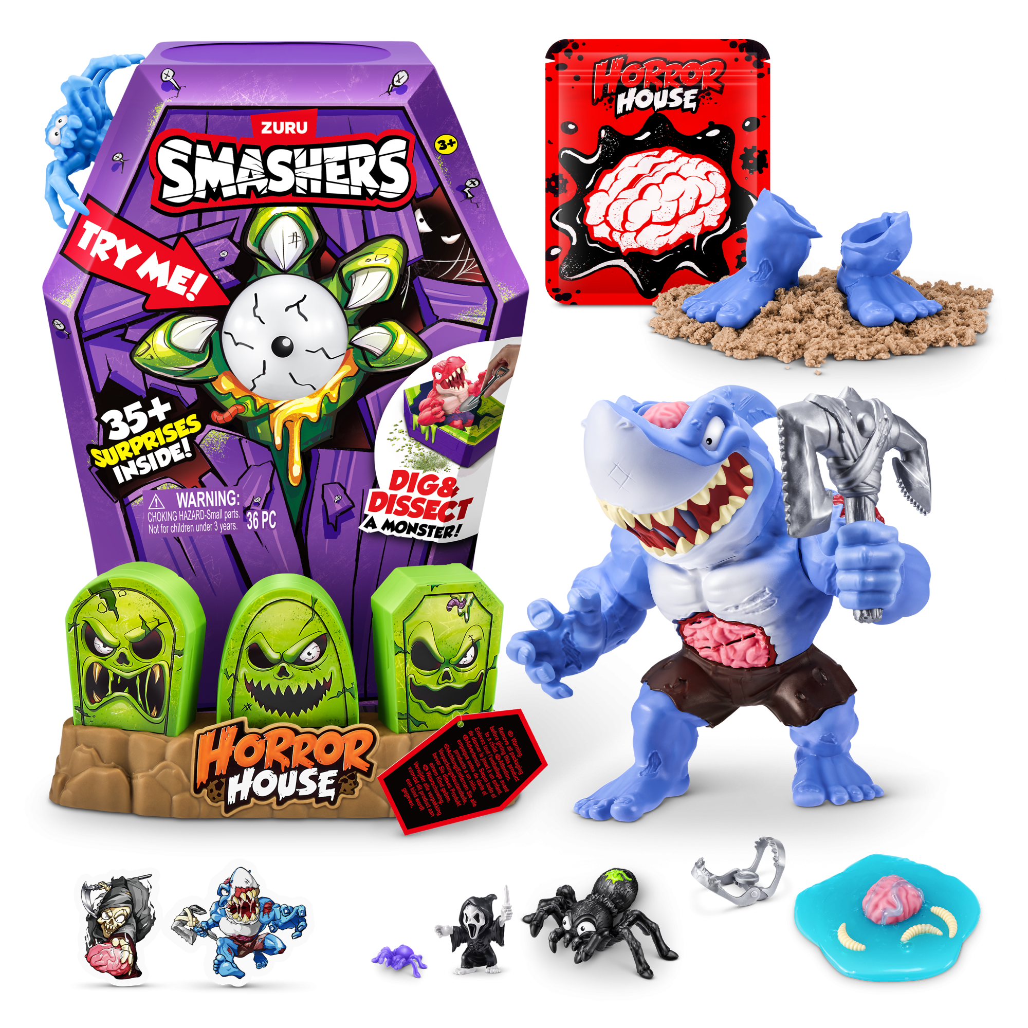 Игрушка ZURU Smashers "Дом Ужасов"