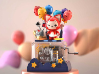 Конструктор Jaki "Музыкальная шкатулка с лисёнком"