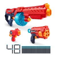 Игровой набор ZURU X-Shot EXCEL Комбо ТРИО (бластеры Турбо Файр + Фьюри + Микро, 48 снарядов)