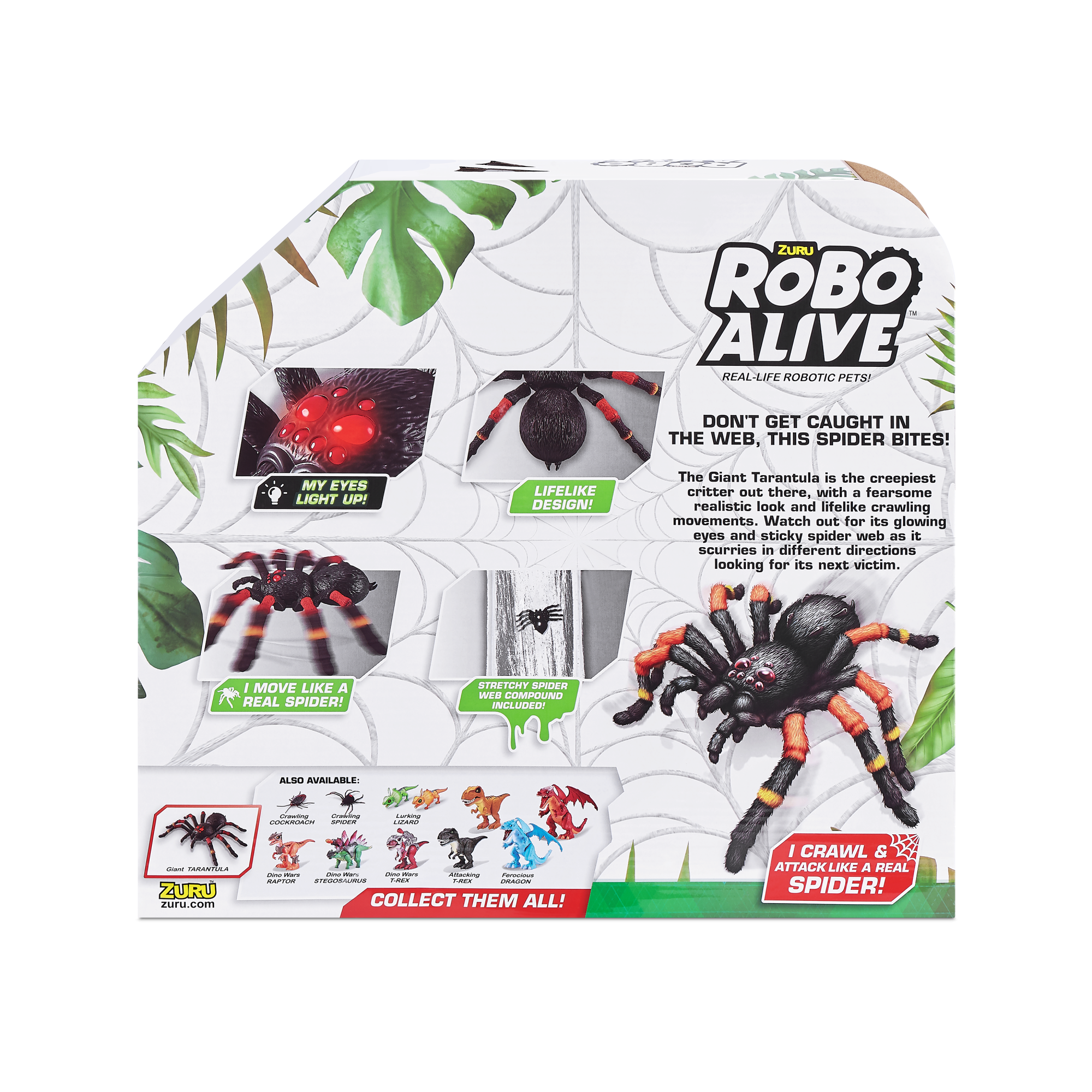Игрушка ZURU Robo Alive интерактивная Тарантул в асс.
