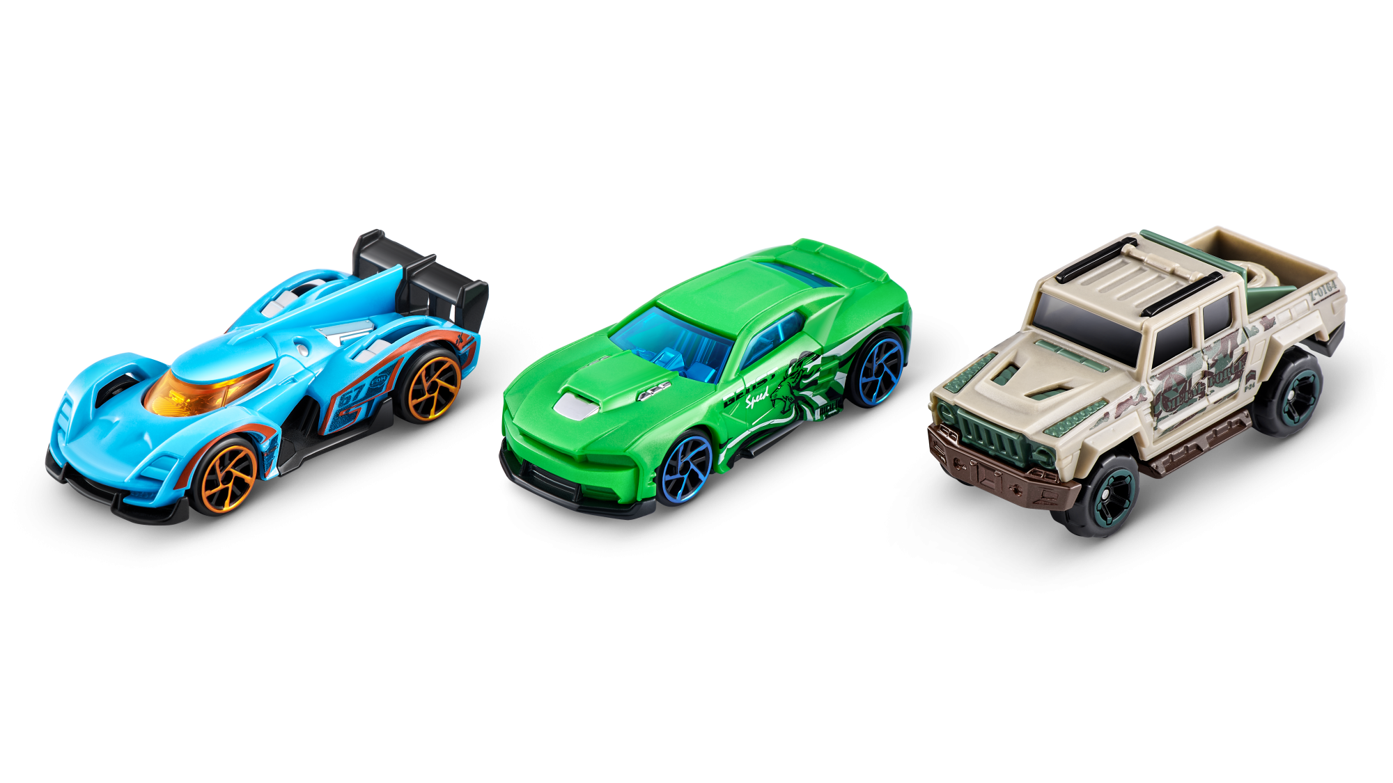 Набор машинок ZURU Metal Machines в асс., 3шт.