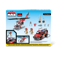 Конструктор ZURU MAX "Городские приключения" Пожарная часть S1, 265 дет.