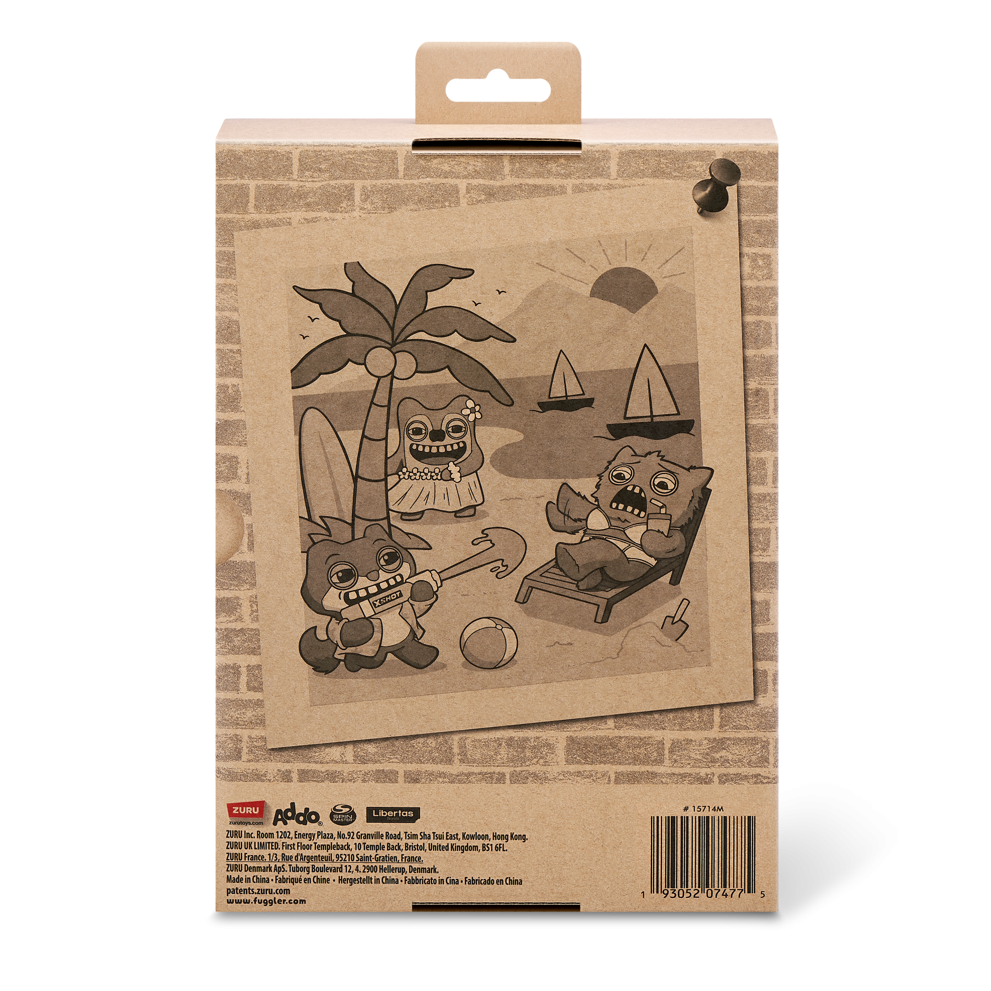 Плюшевая игрушка Zuru Fuggler Cod Father - multi Плюшевая игрушка Zuru Fuggler Cod Father - multi