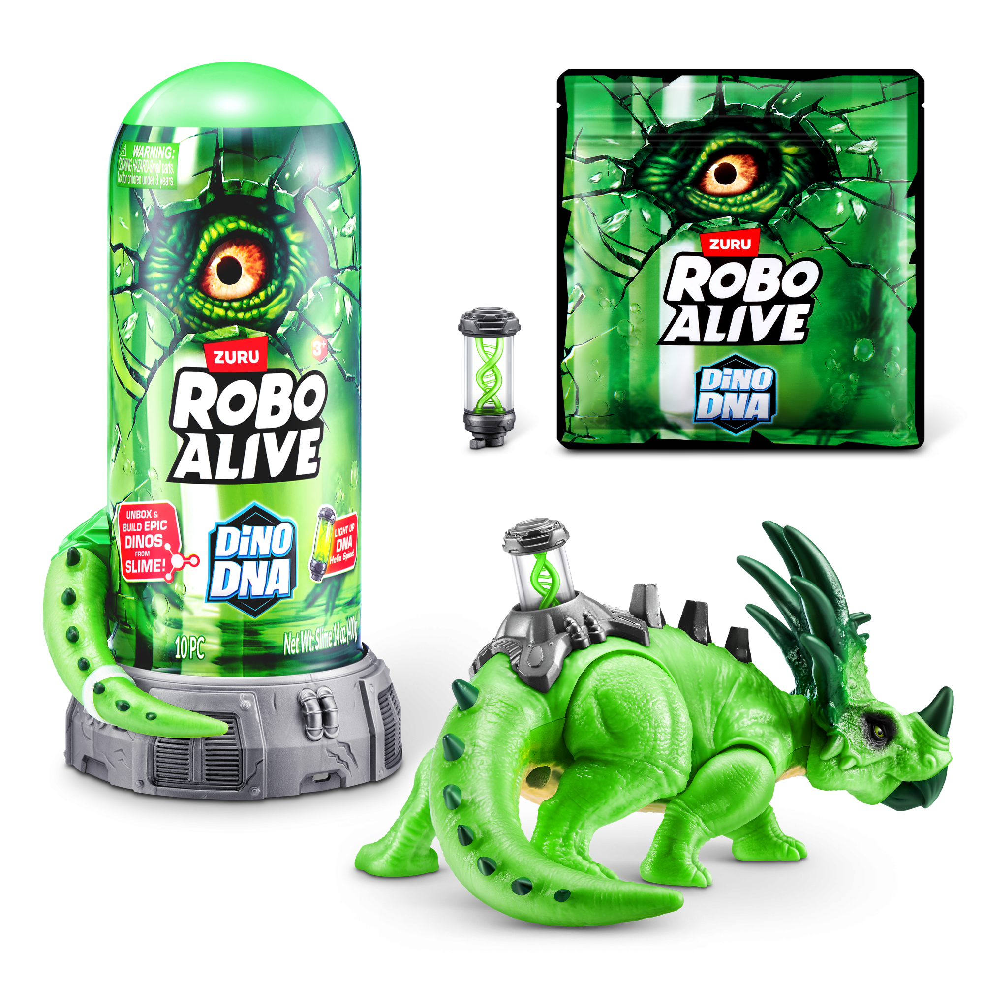 Игрушка ZURU Robo Alive интерактивная Дино-ДНК S1 в асс. Игрушка ZURU Robo Alive интерактивная Дино-ДНК S1 в асс.