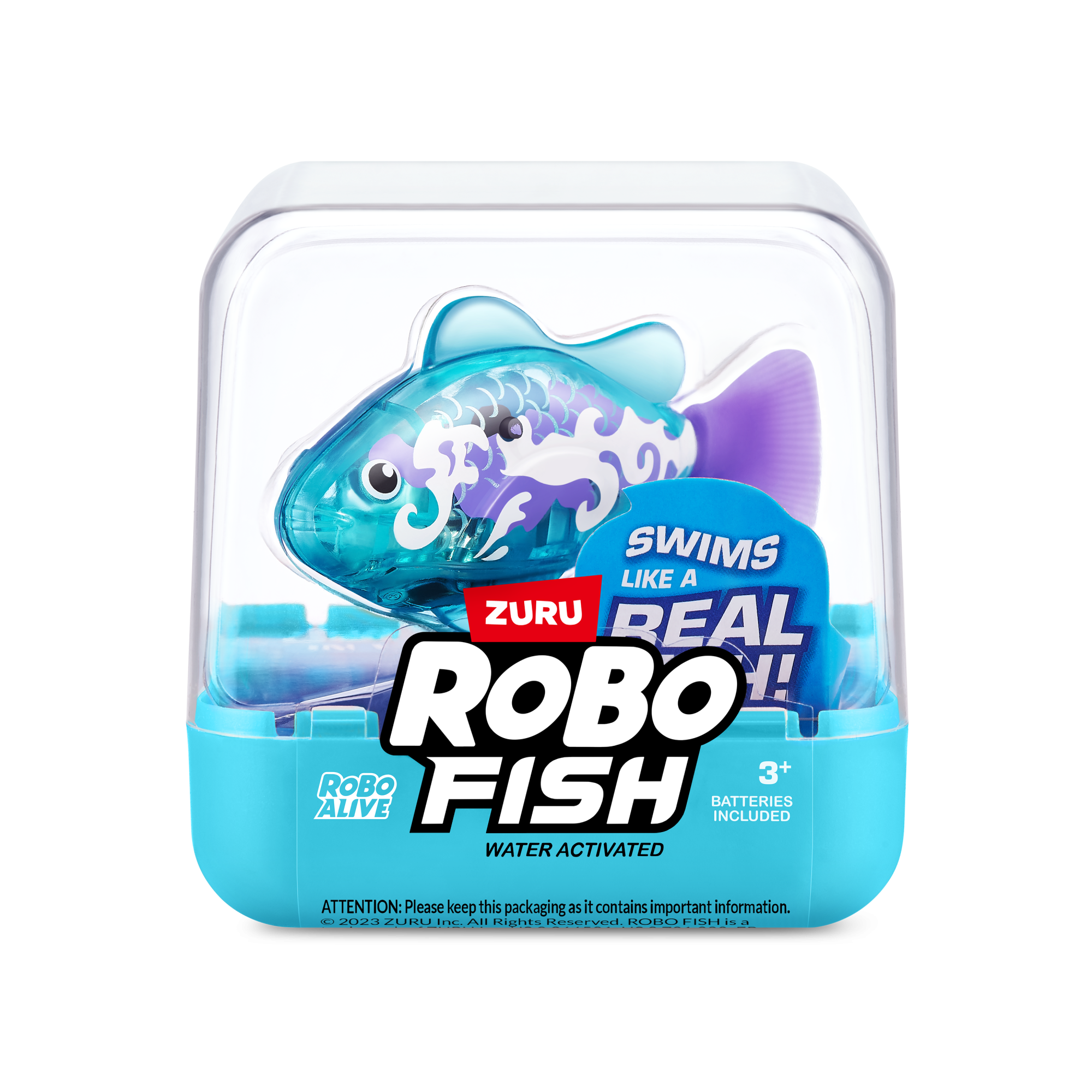Игрушка ZURU Robo Alive интерактивная Рыбка S3 в асс., дисплей-бокс 12шт.