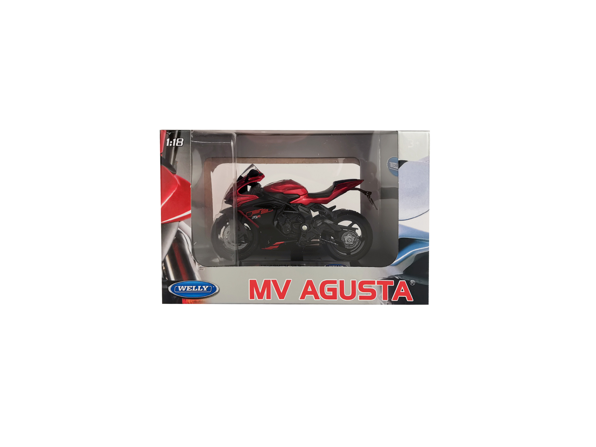 Мотоцикл WELLY 1:18 MV Agusta F3RR, красный