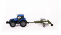 Машинка-трактор с граблями с инерц. механизмом,со светом и звуком