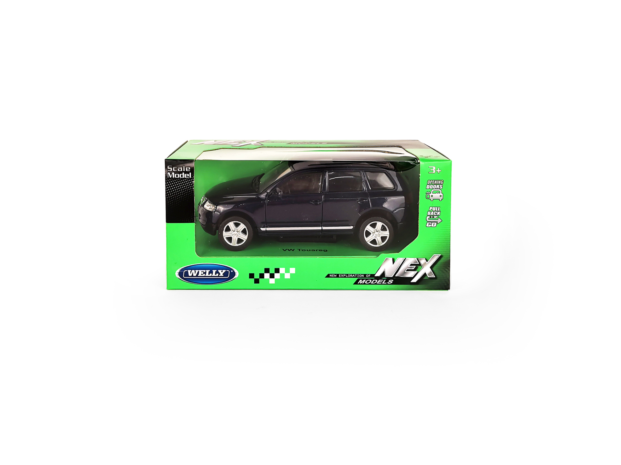 Машинка WELLY 1:31 Volkswagen Touareg, пруж. мех., цв. в асс.