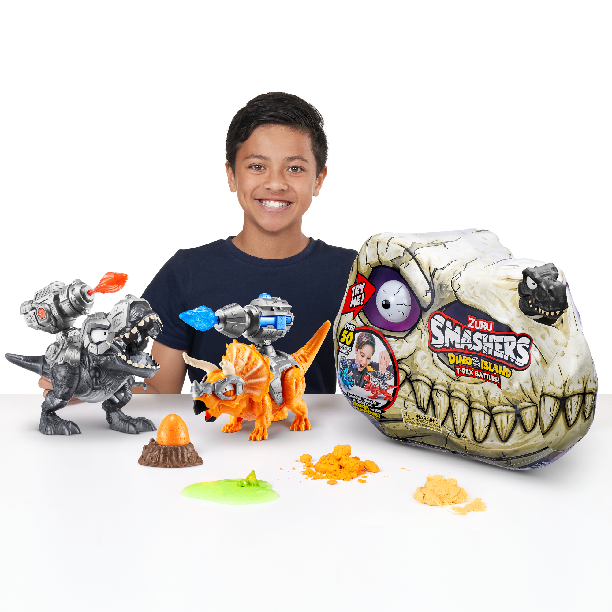 Игрушка Zuru Smashers: "T-Rex Battle", в ассортименте