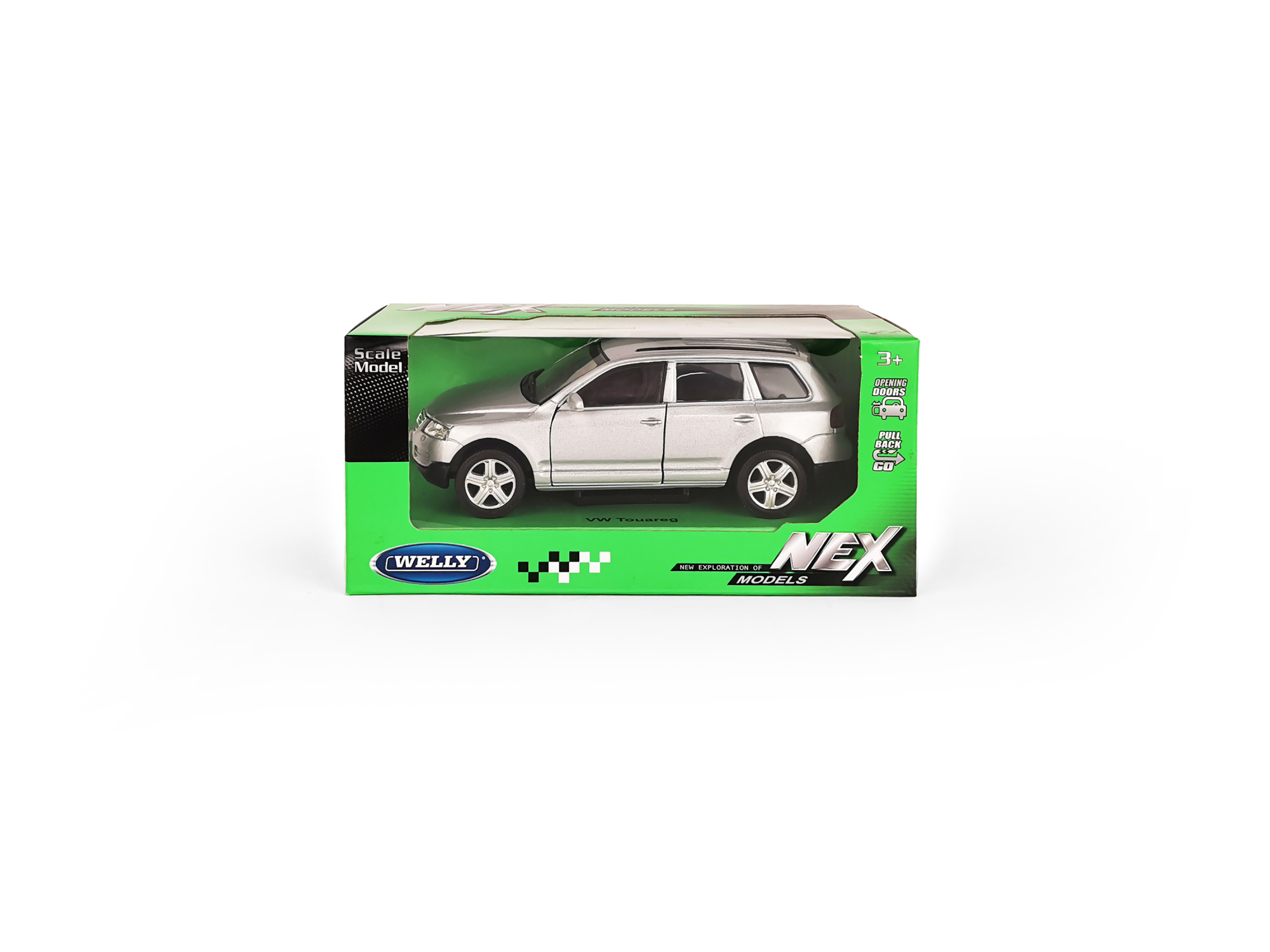 Машинка WELLY 1:31 Volkswagen Touareg, пруж. мех., цв. в асс.