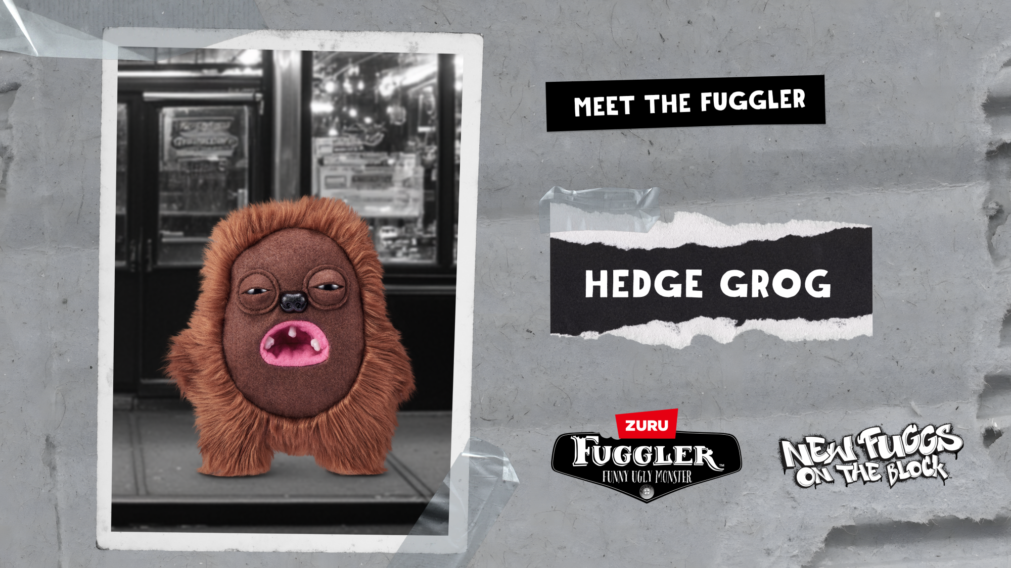 Плюшевая игрушка Zuru Fuggler Hedge Grog