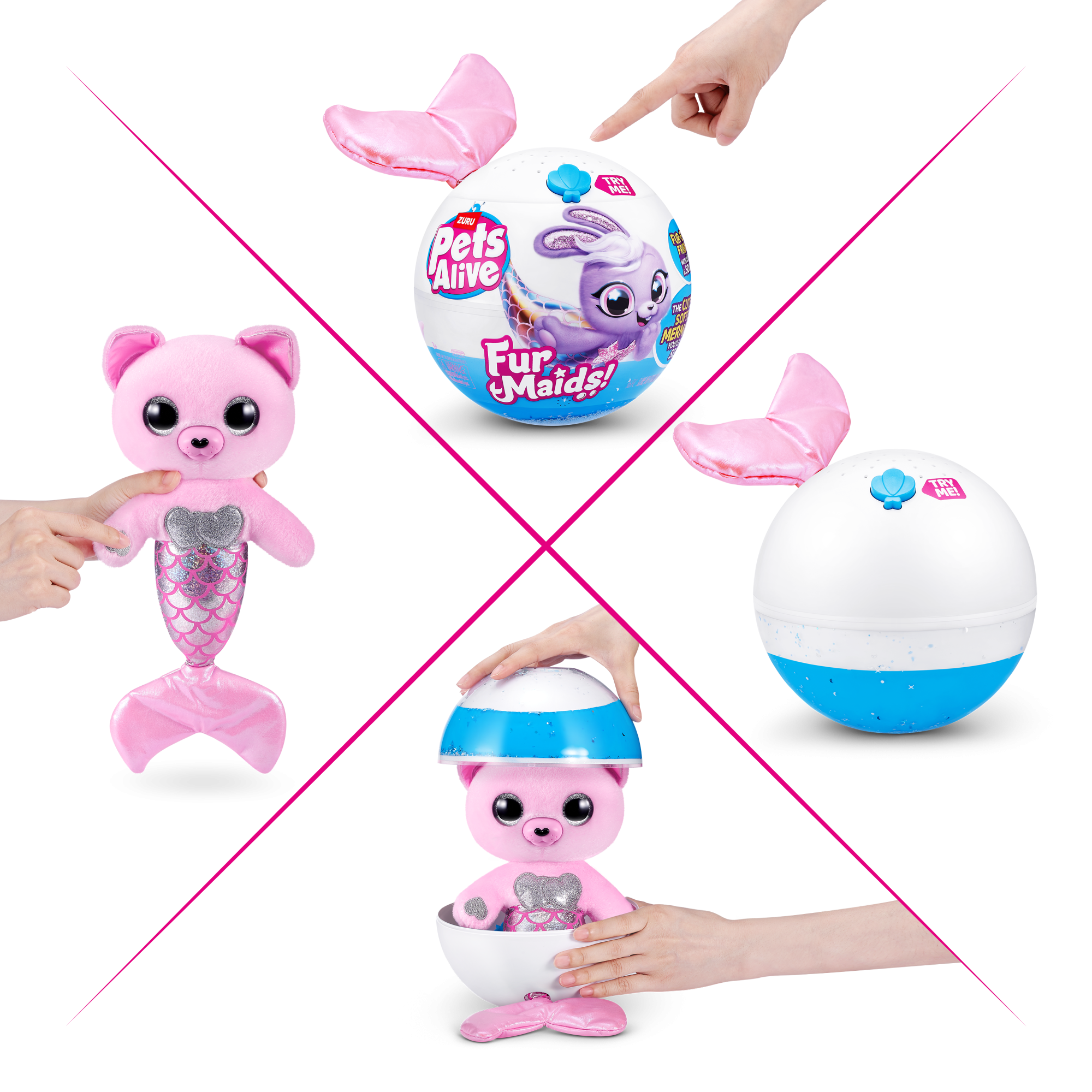 Игровой набор ZURU Pets Alive Furmaids «Шар-сюрприз» в непрозрачной упаковке