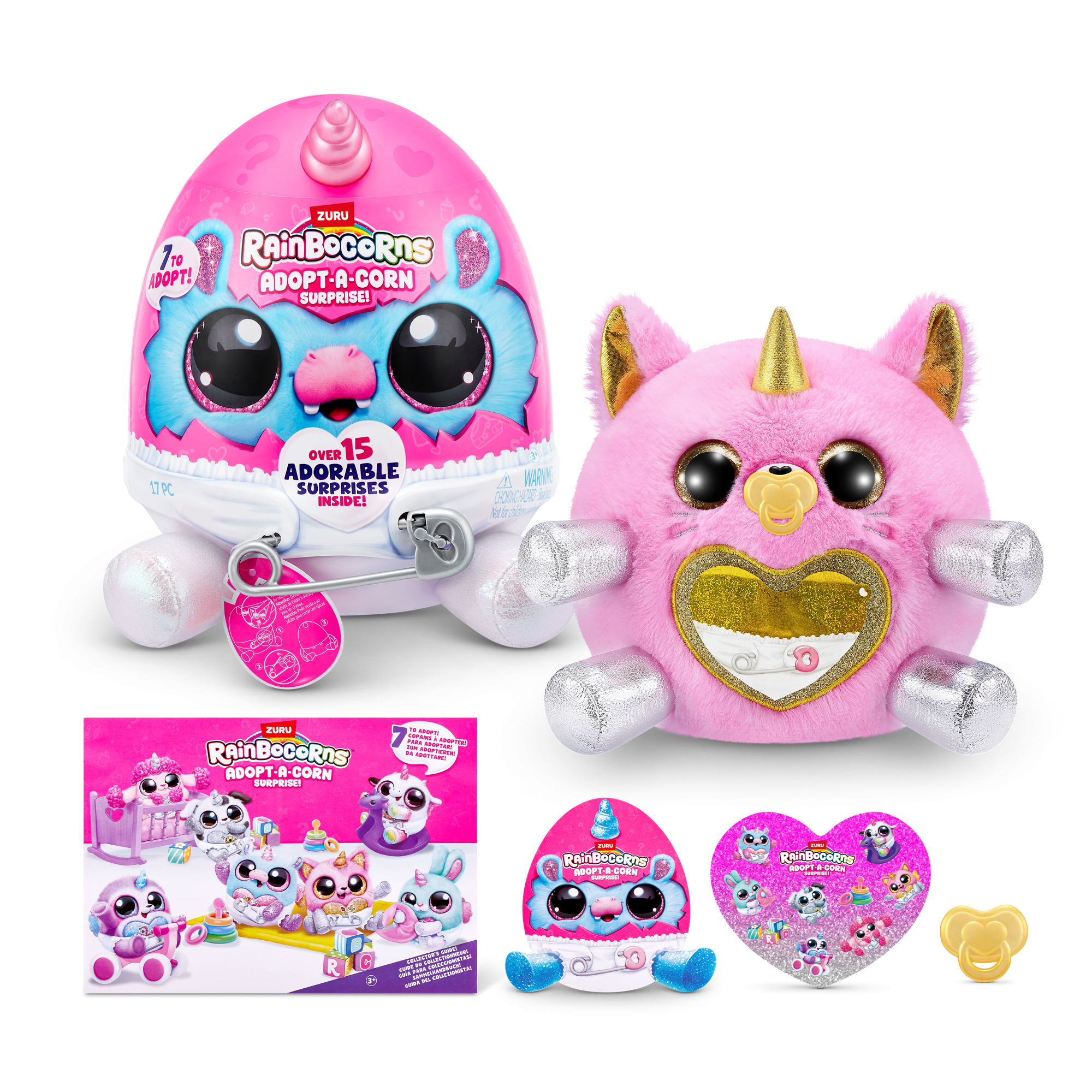 Игровой набор-сюрприз ZURU Rainbocorns Adopt-a-corn  S1 с акс. в асс., малый Игровой набор-сюрприз ZURU Rainbocorns Adopt-a-corn  S1 с акс. в асс., малый