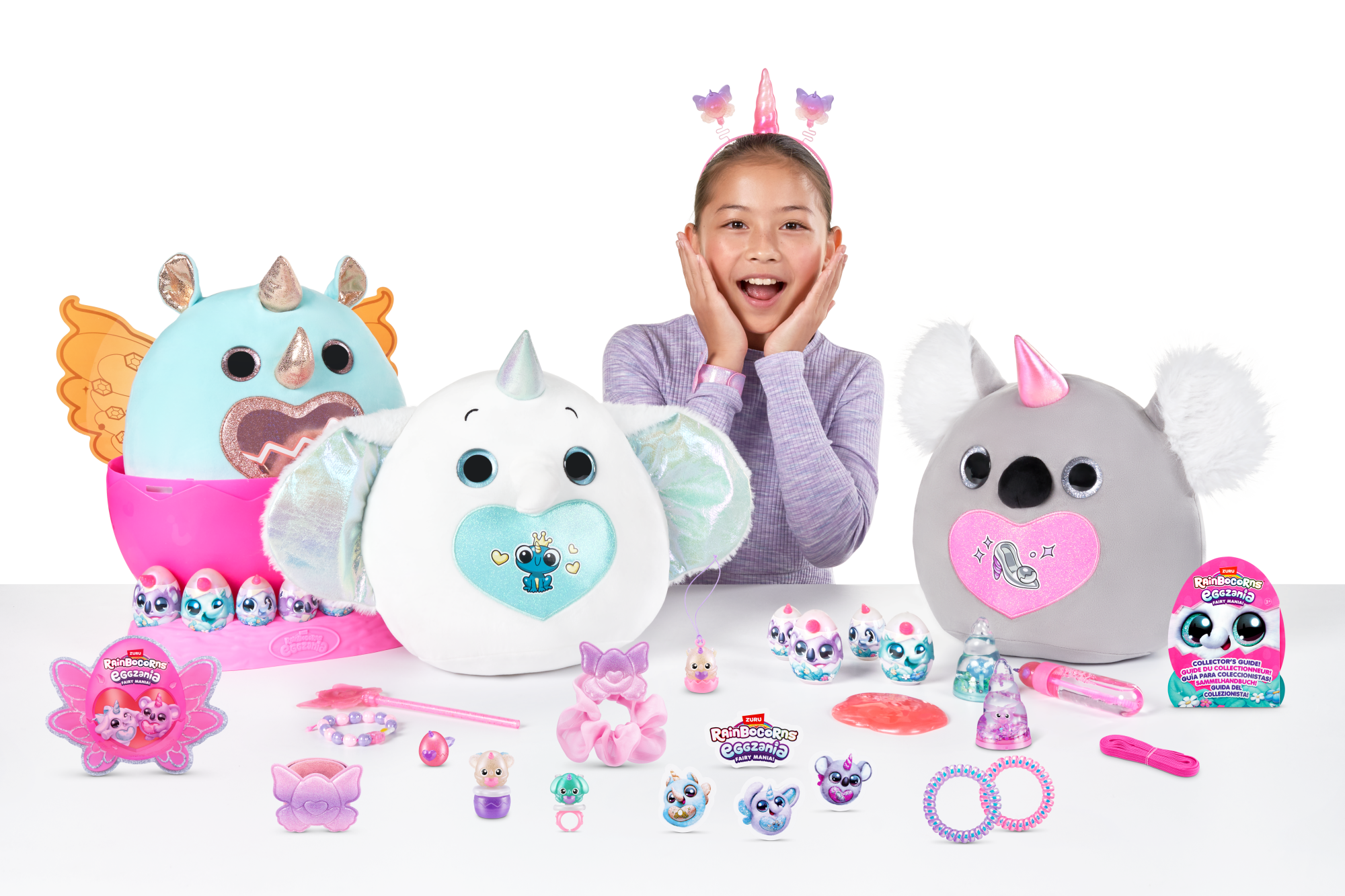 Игровой набор-сюрприз ZURU Rainbocorns Eggzania Fairy Mania S1 с акс. в асс., большой