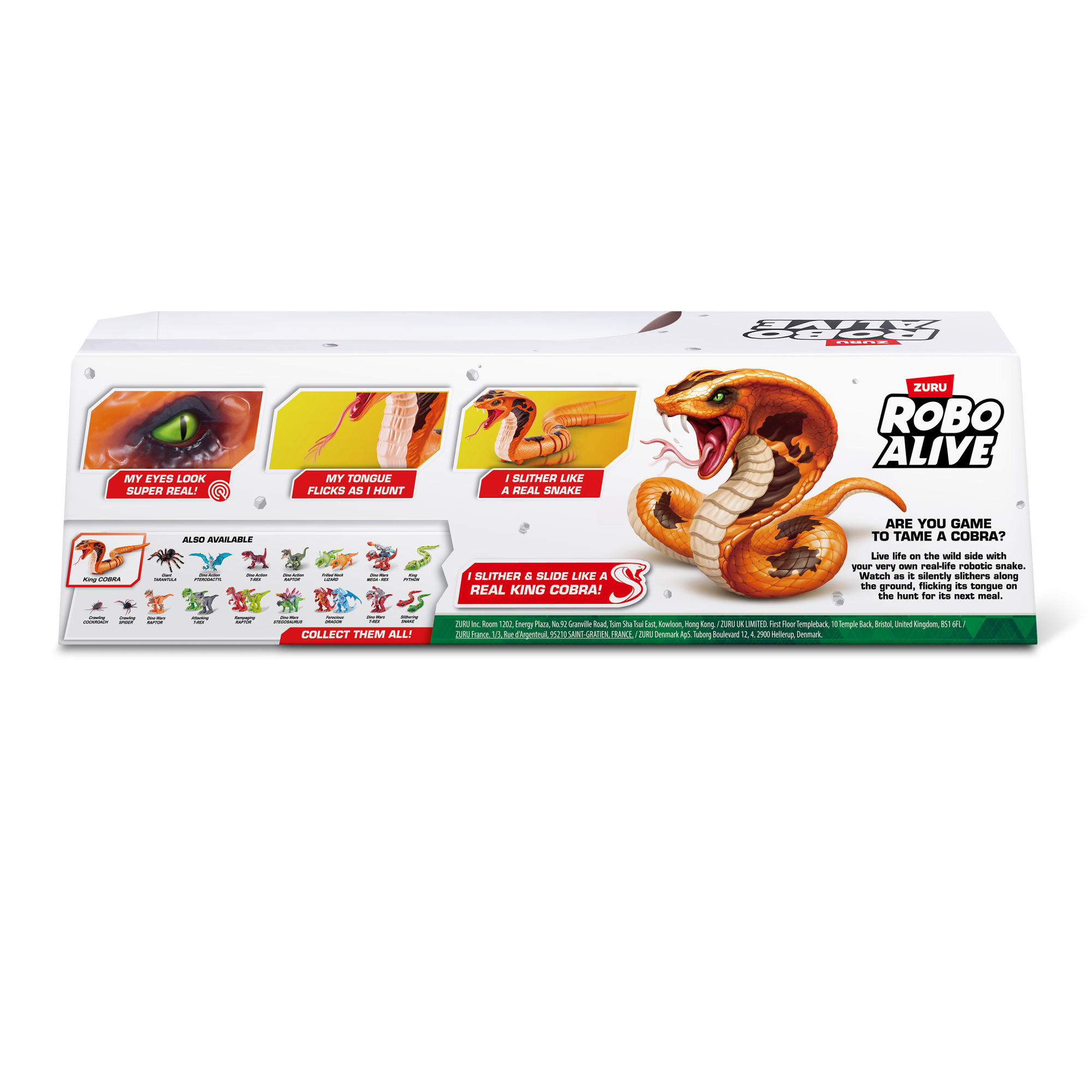 Игрушка ZURU Robo Alive интерактивная Кобра S1