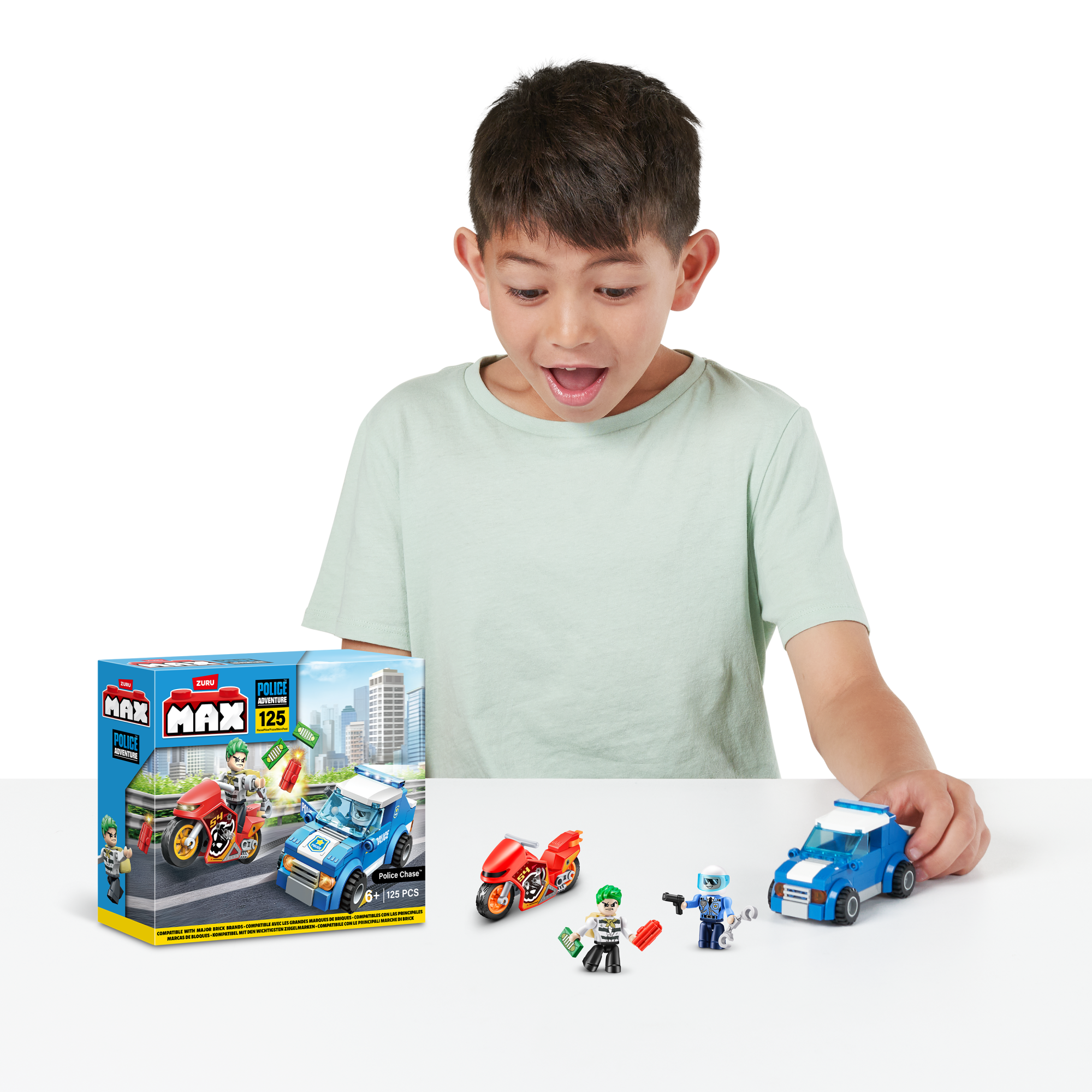 Конструктор ZURU MAX "Городские приключения" Полицейский участок S1, 125 дет.