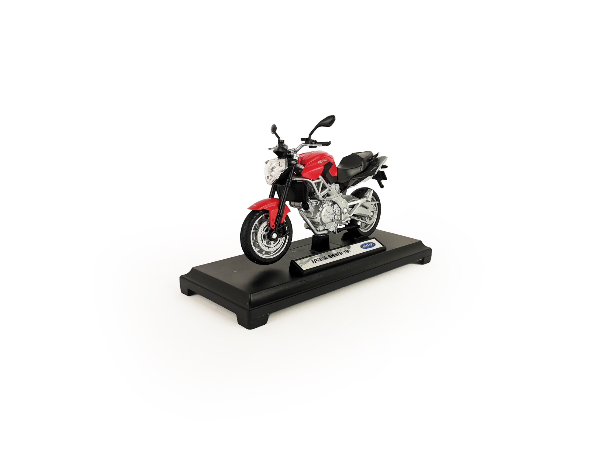 Мотоцикл WELLY 1:18 Aprilia Shiver 750, красный