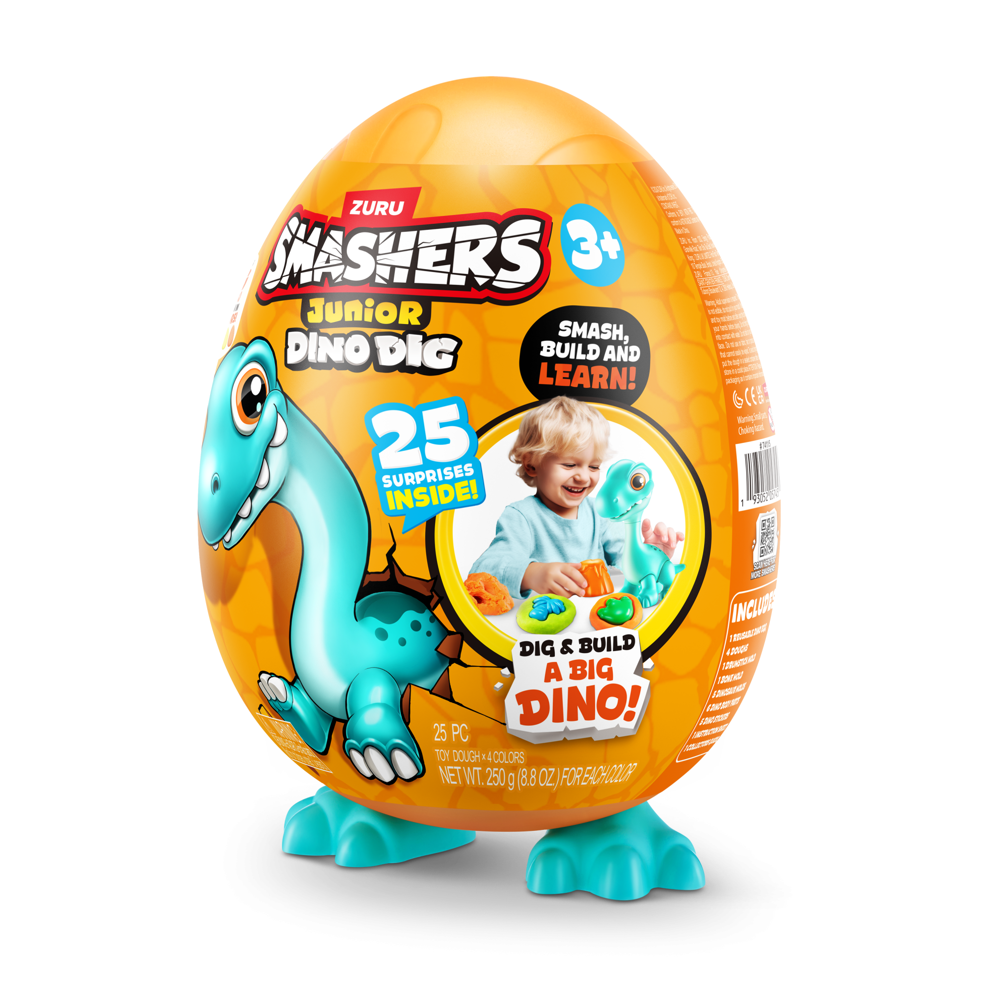 Игрушка ZURU Smashers Junior "Дино-раскопки"