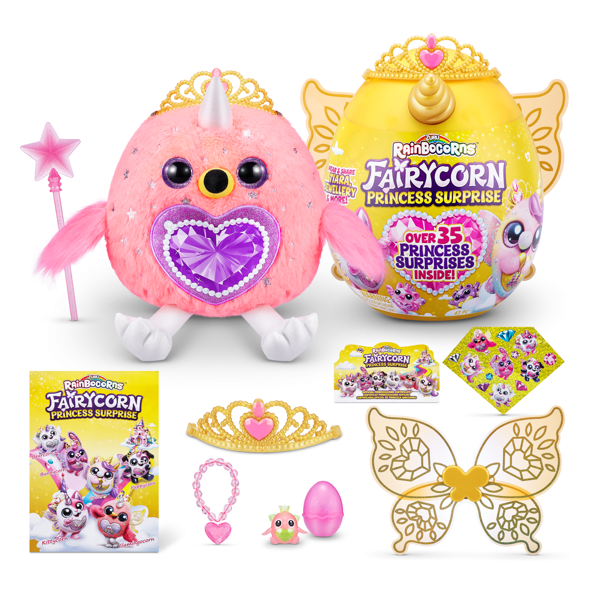 Игровой набор-сюрприз ZURU Rainbocorns Fairycorn Princess S6 с акс. в асс.