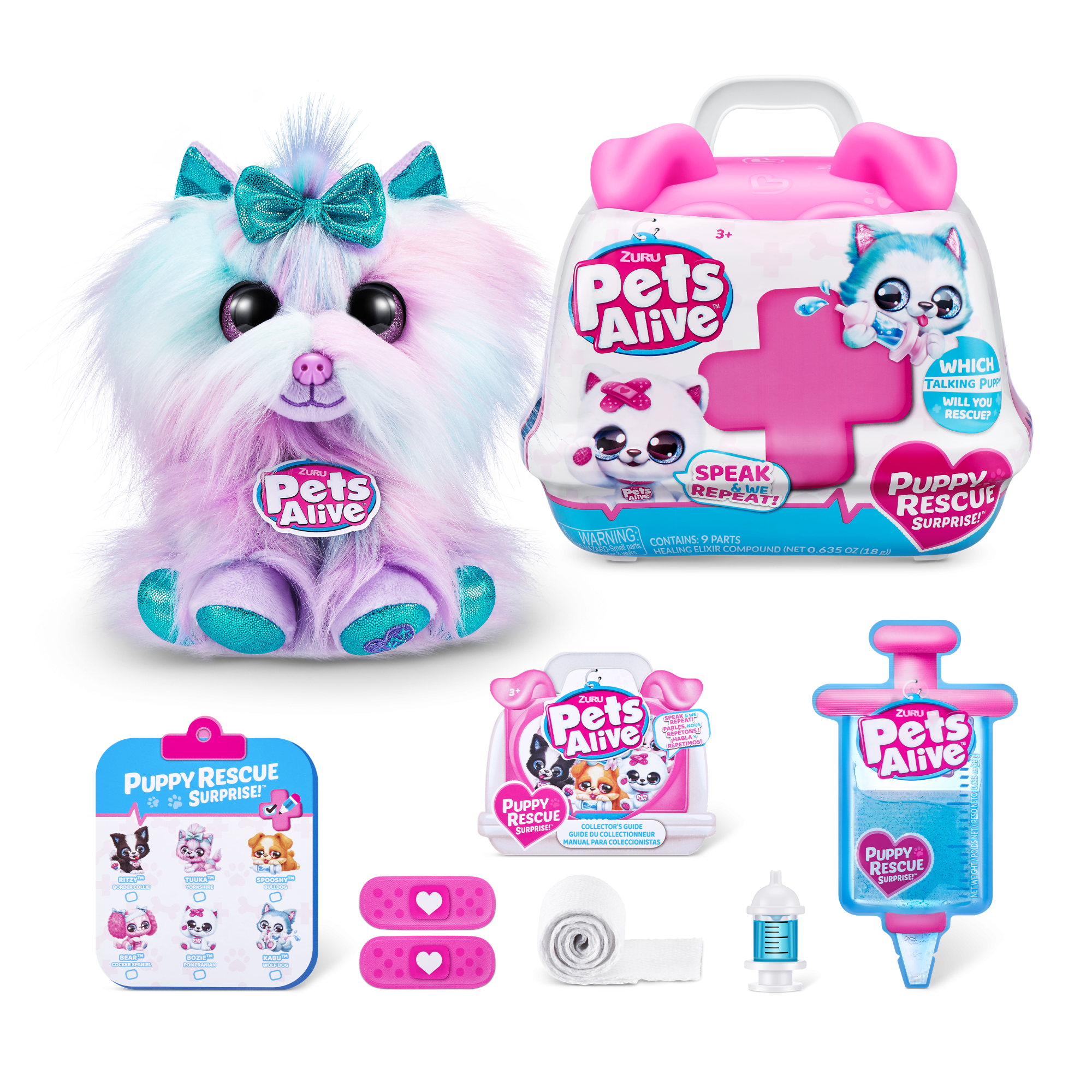 ZURU Pets Alive Питомец-повторюшка с акс., игрушка-сюрприз