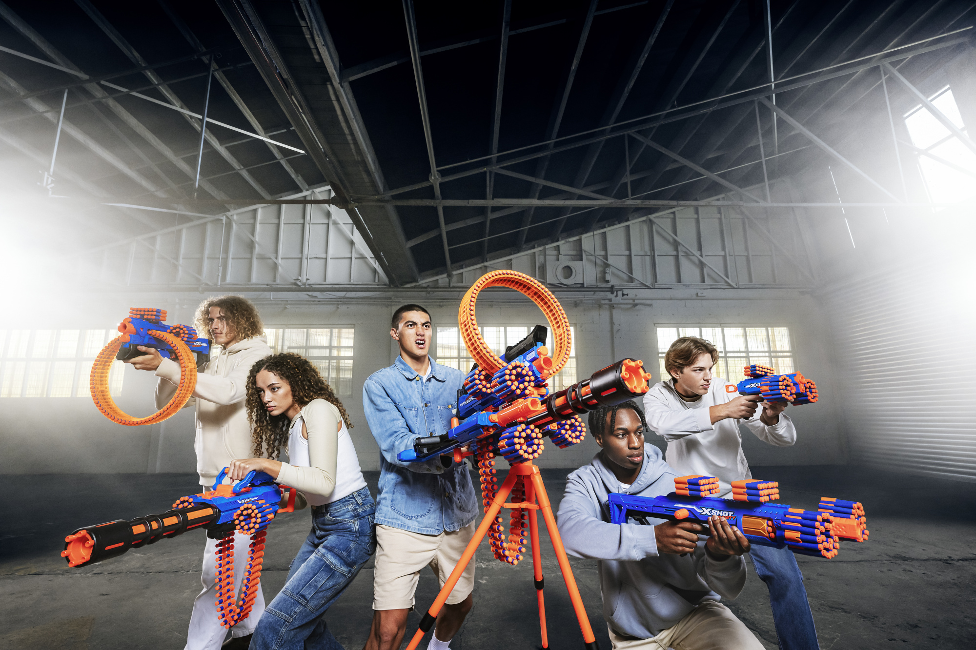 Игровой набор ZURU X-Shot INSANITY Мэник ДУО (2 бластера, 48 снарядов)