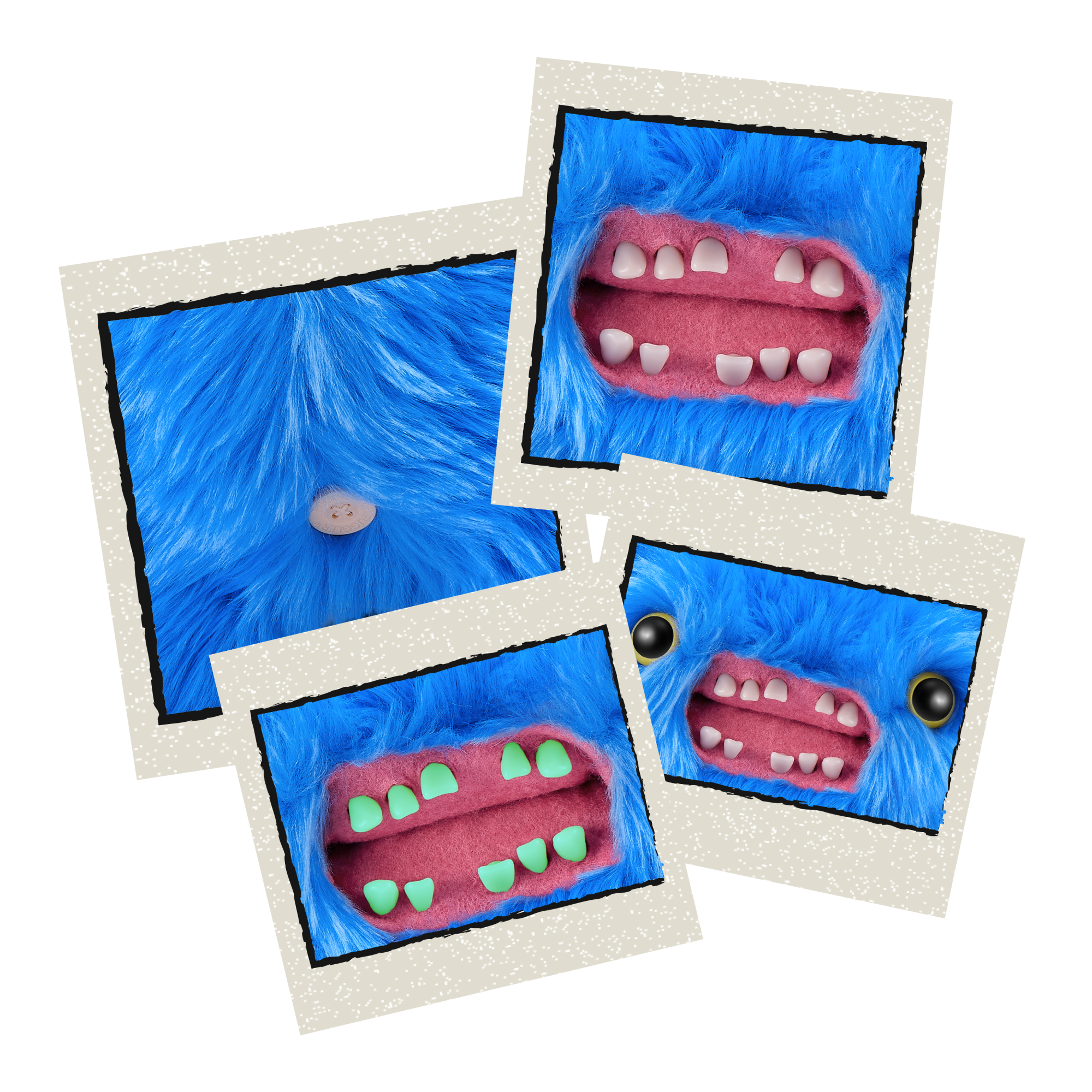 Плюшевая игрушка Zuru Fuggler Glow - Screech - Blue