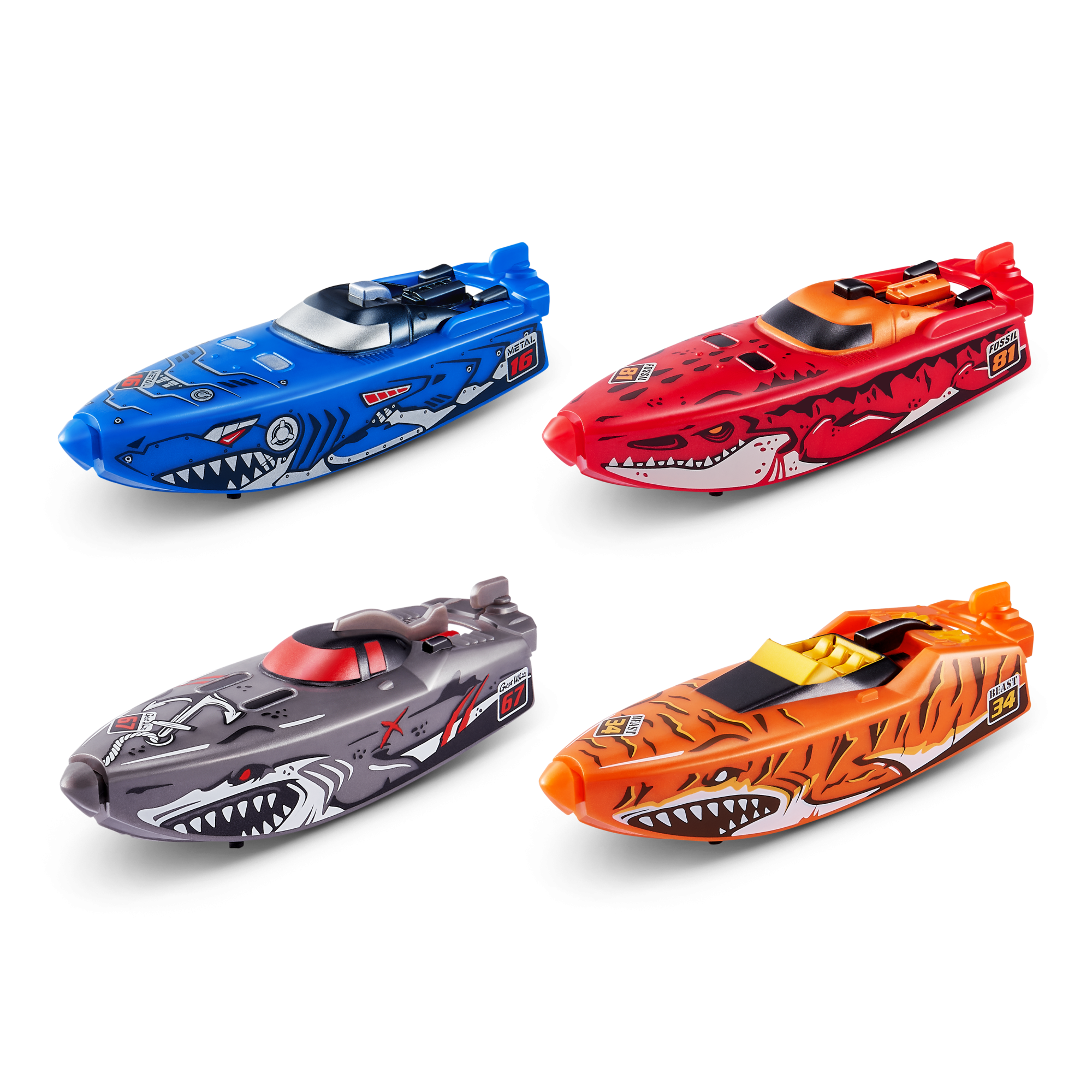 Игрушка ZURU ROBO ALIVE Robo Boats плавающий катер, в асс.