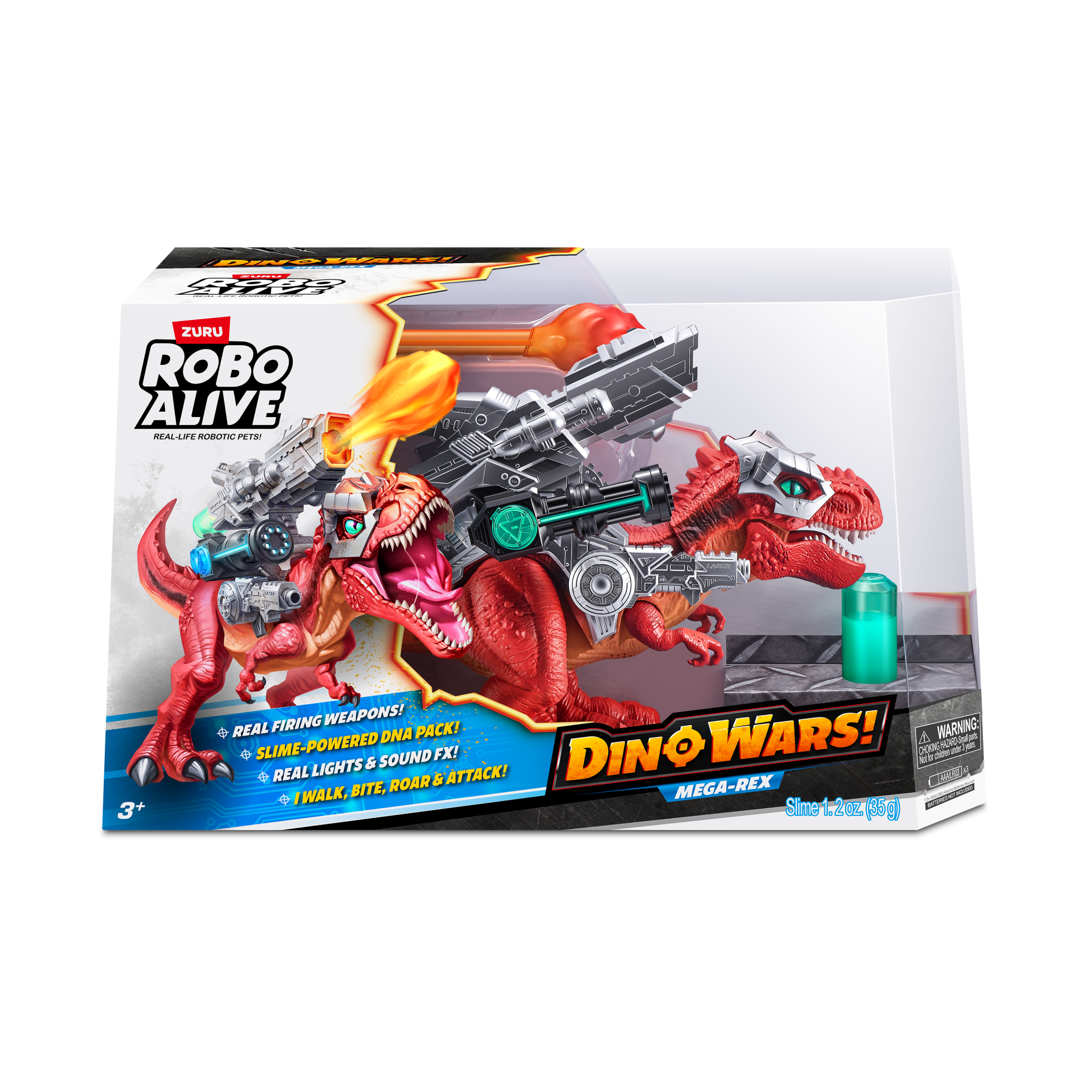 Игрушка ZURU Robo Alive интерактивная Гигантский Боевой Ти-рекс S1