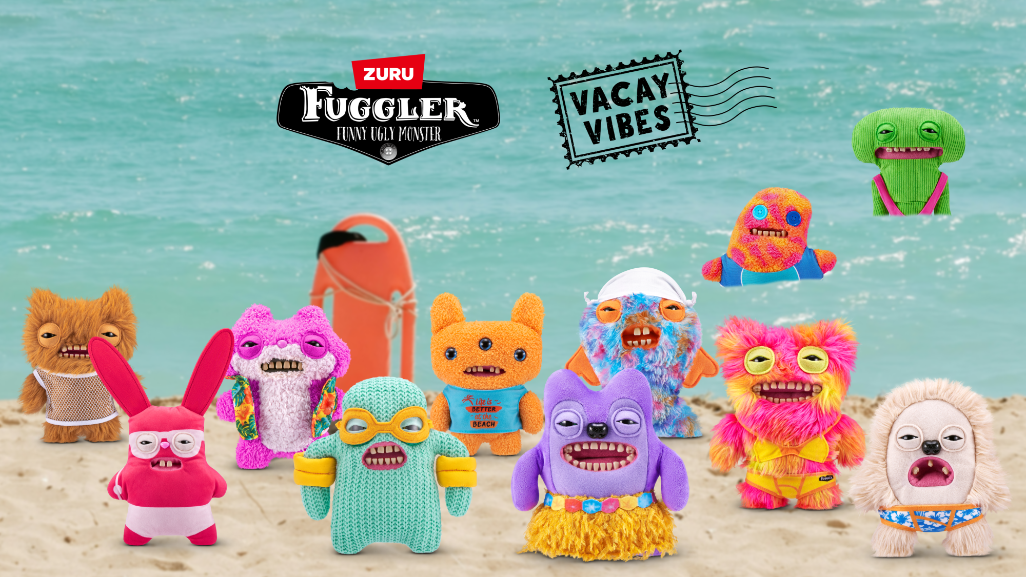 Плюшевая игрушка Zuru Fuggler Vacay Vibes, в асс.