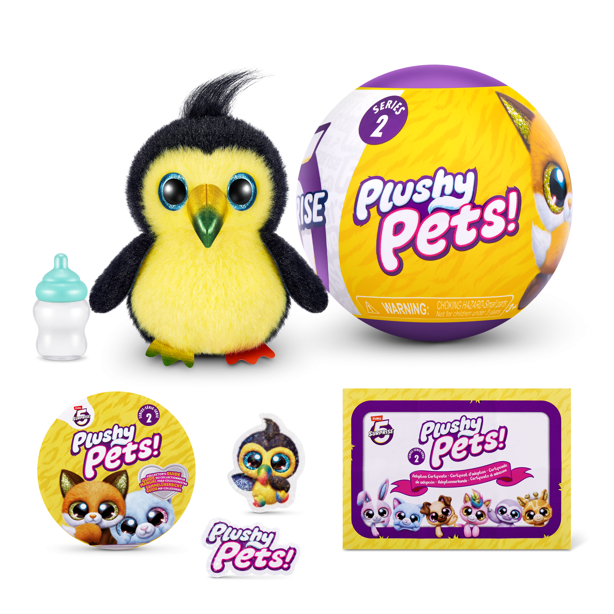 Капсула-сюрприз ZURU 5 Surprise "Плюшевые питомцы" S2 с акс. в асс., дисплей-бокс 12шт.