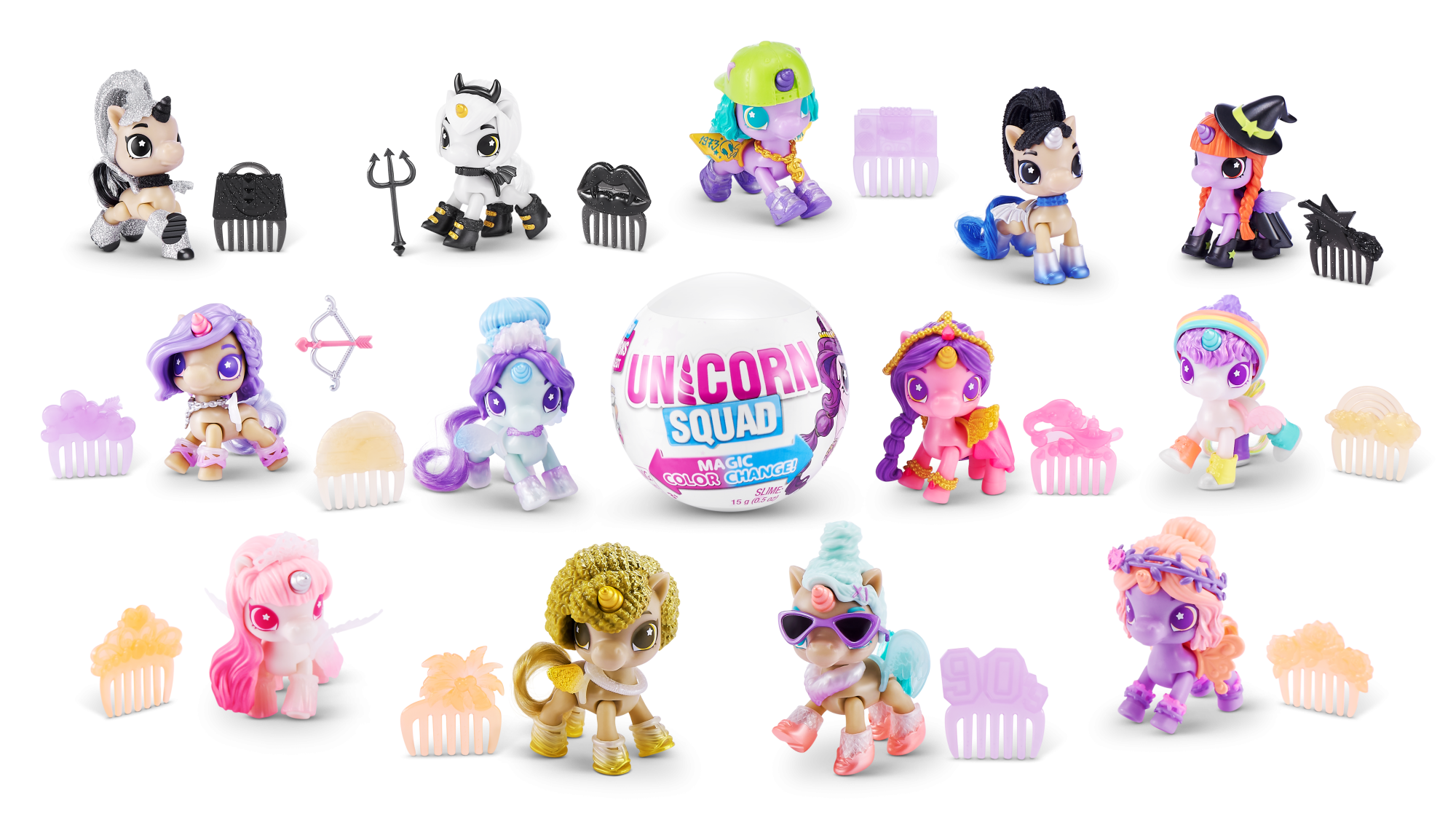 Капсула-сюрприз ZURU 5 Surprise "Единорожки" S7 хамелеон с акс. в асс., дисплей-бокс 12шт.