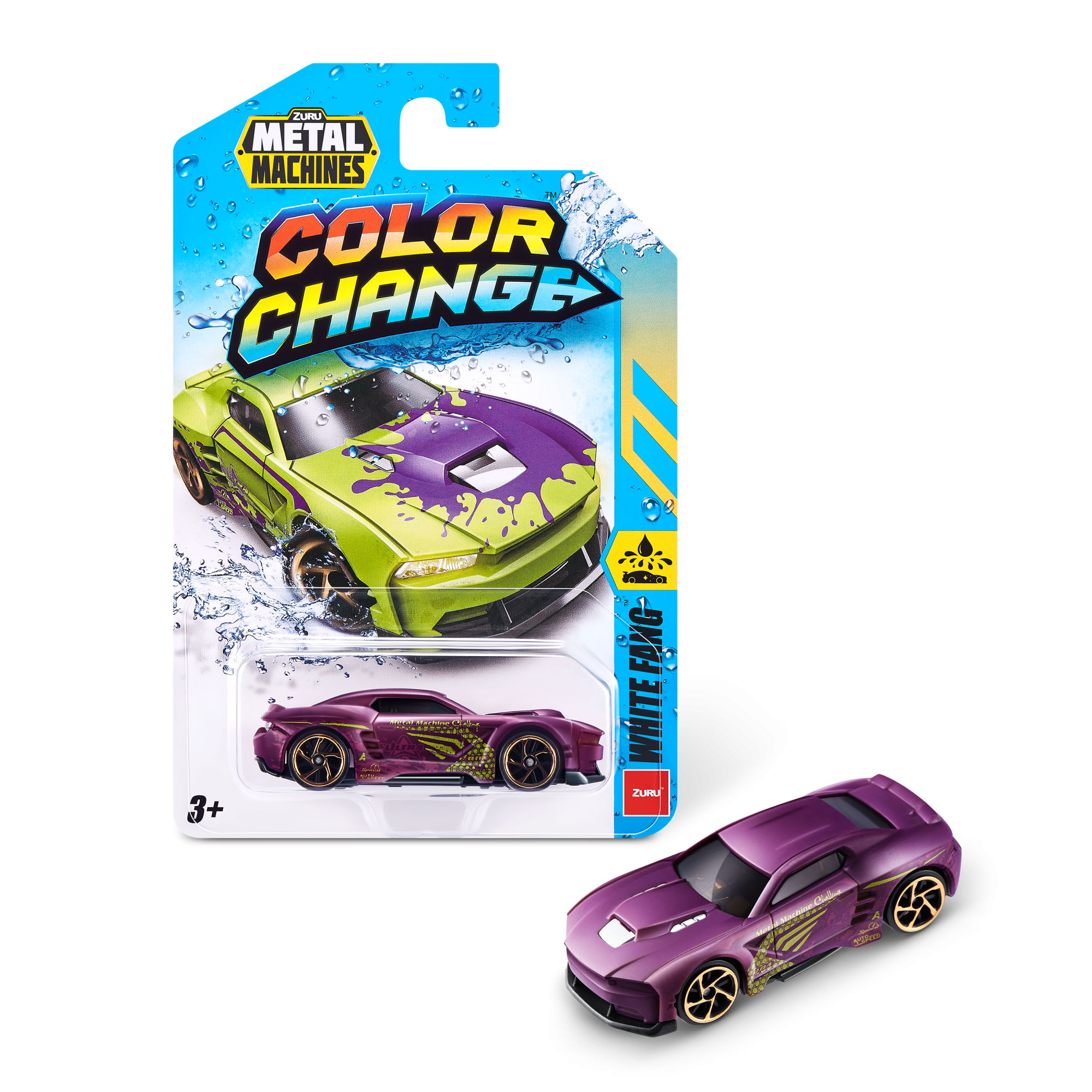 Машинка ZURU Metal Machines хамелеон S1 в асс.