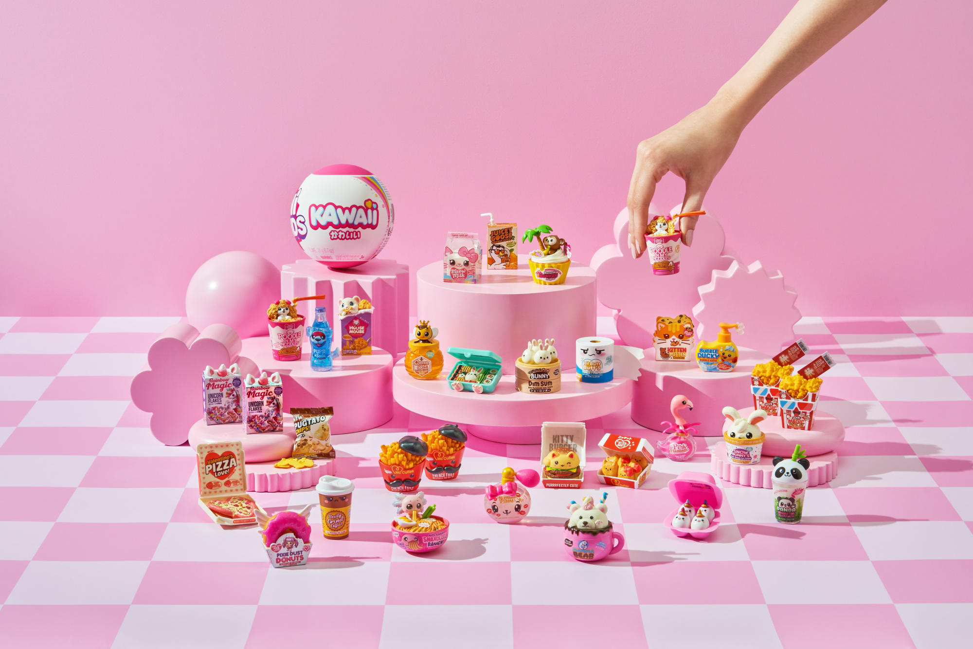 Игровой набор ZURU Mini Brands Kawaii Capsule «Шар-сюрприз» в непрозрачной упаковке