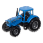 Трактор WELLY 16 см, инерц. мех., синий